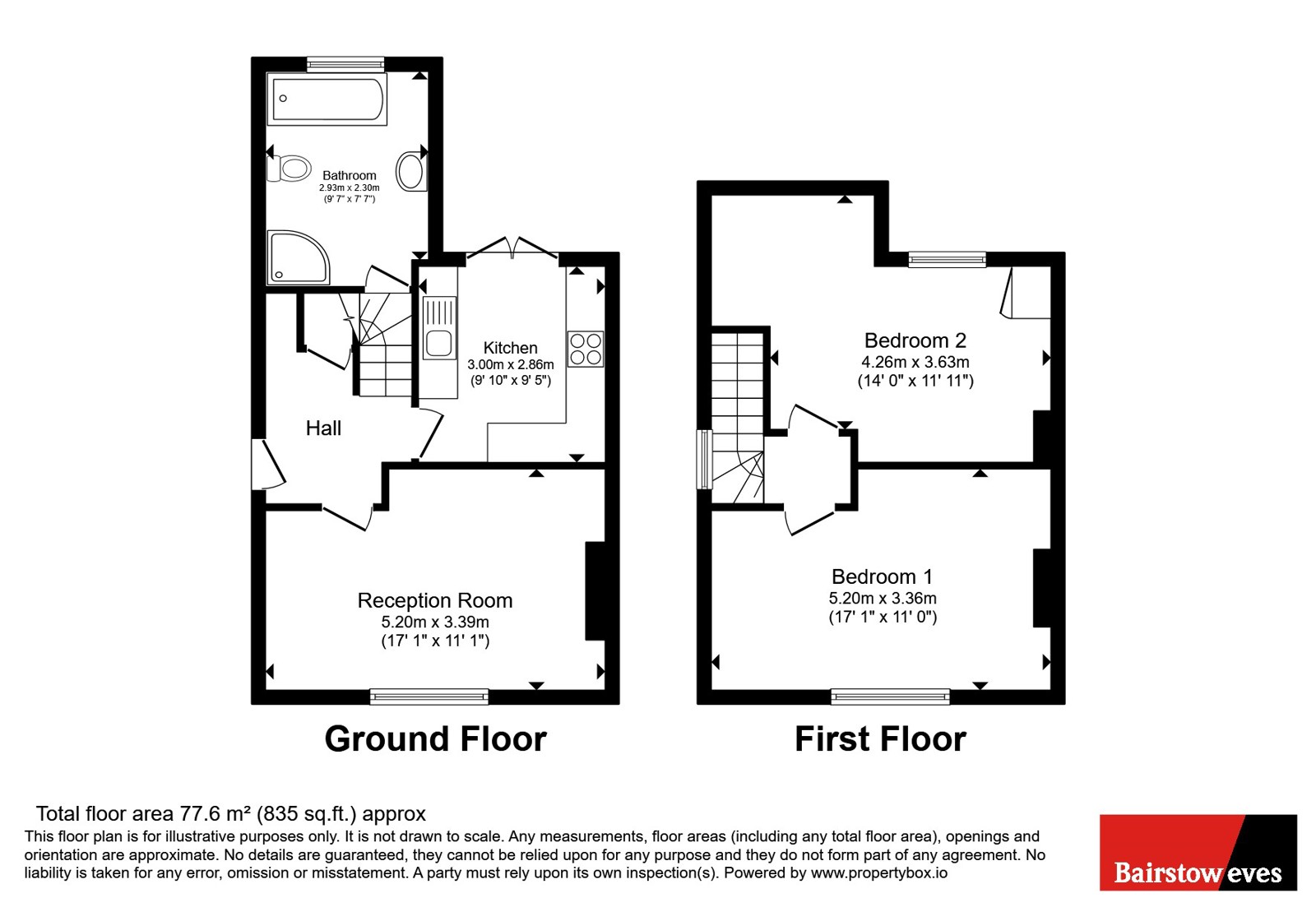 280, Northborough Road, London floorplan