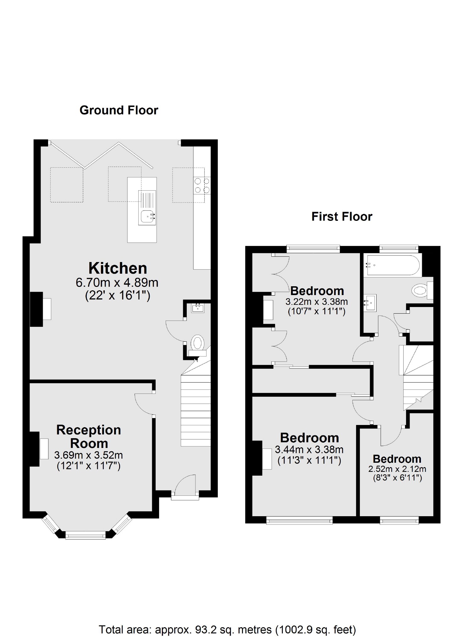 73, Somerset Road, Teddington floorplan