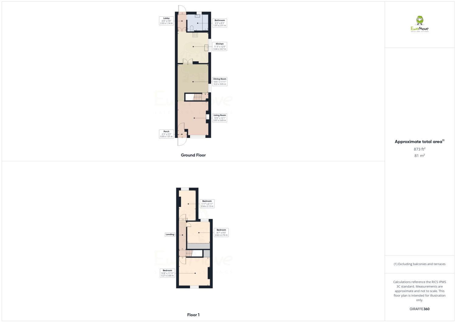 47, Corbylands Road, Sidcup floorplan