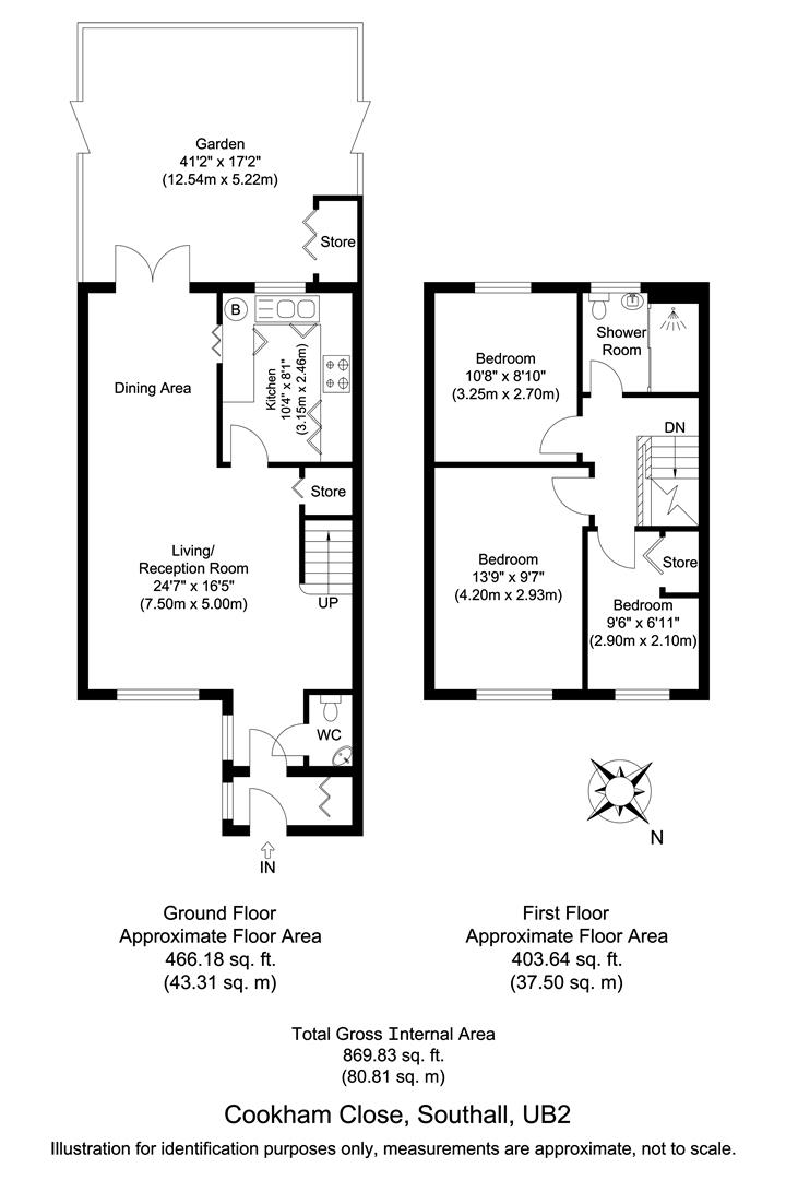 28, Cookham Close, Southall floorplan