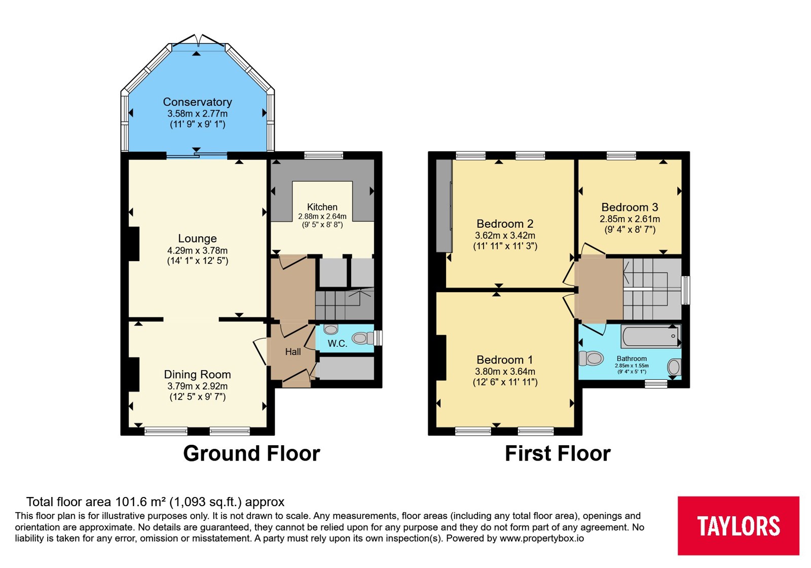 3, Rose Walk, Somerset floorplan