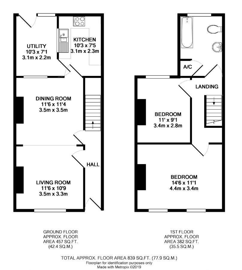 2 Bedrooms Terraced house for sale in Radnor Street, Swindon SN1