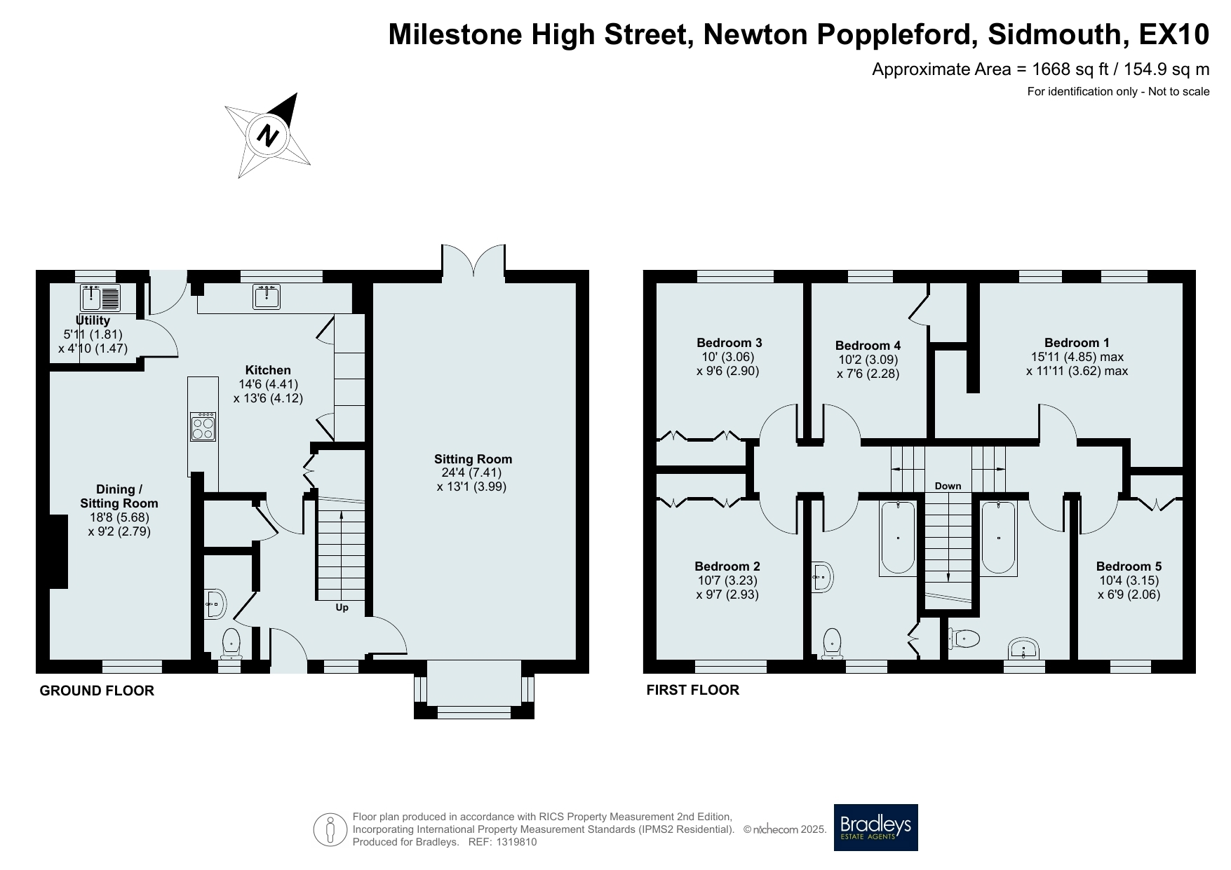 Milestone,, High Street, Sidmouth floorplan