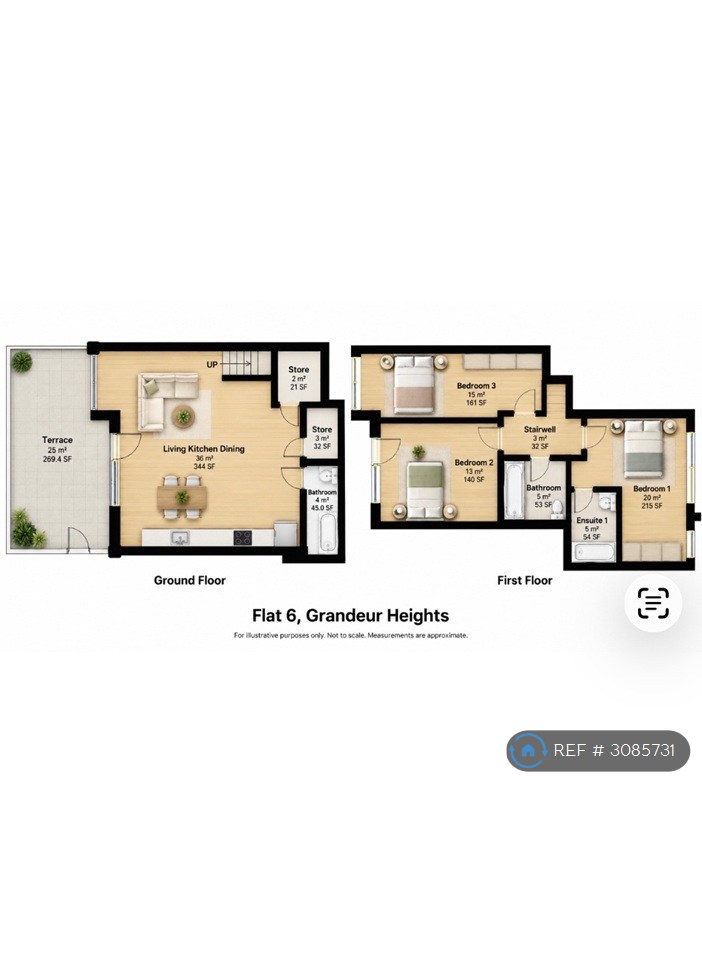 Grandeur Heights Higher Drive, Purley floorplan