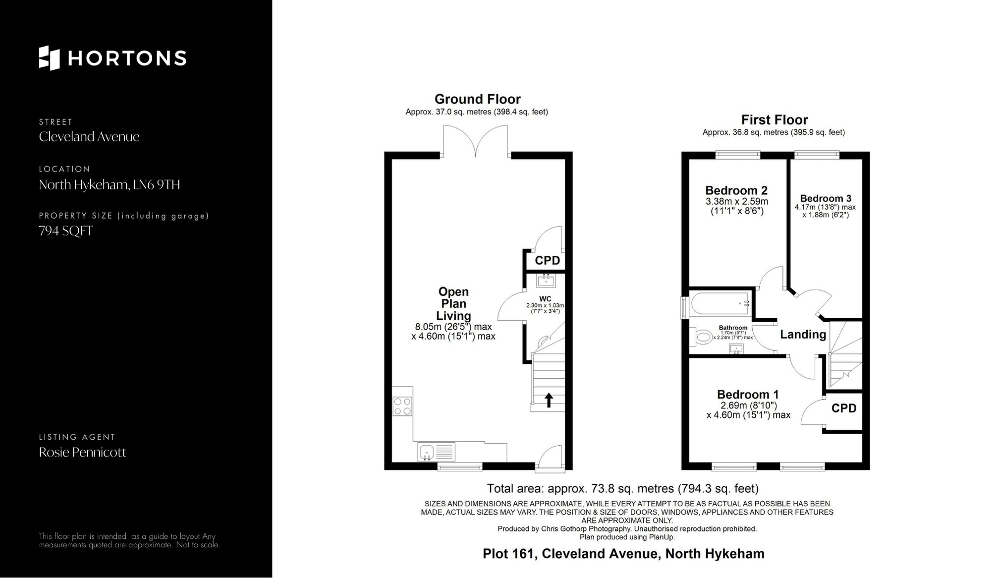64 Cleveland Avenue, Lincoln floorplan