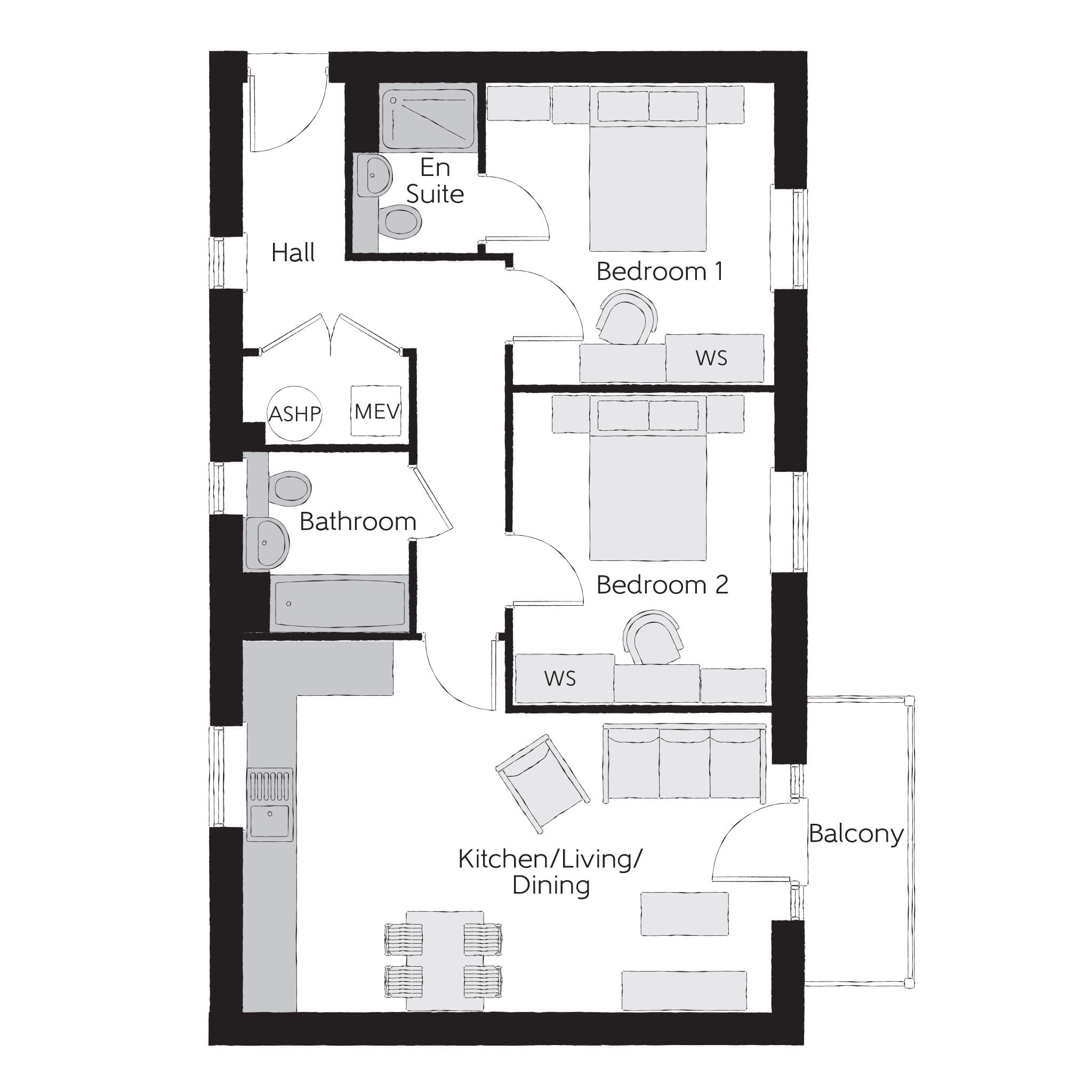 180, West Hope Grant's Road, Aldershot floorplan