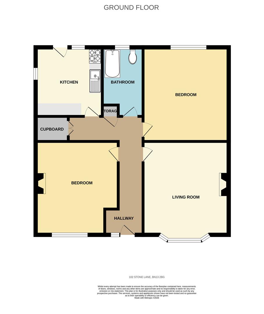 Stone Lane, Worthing floorplan