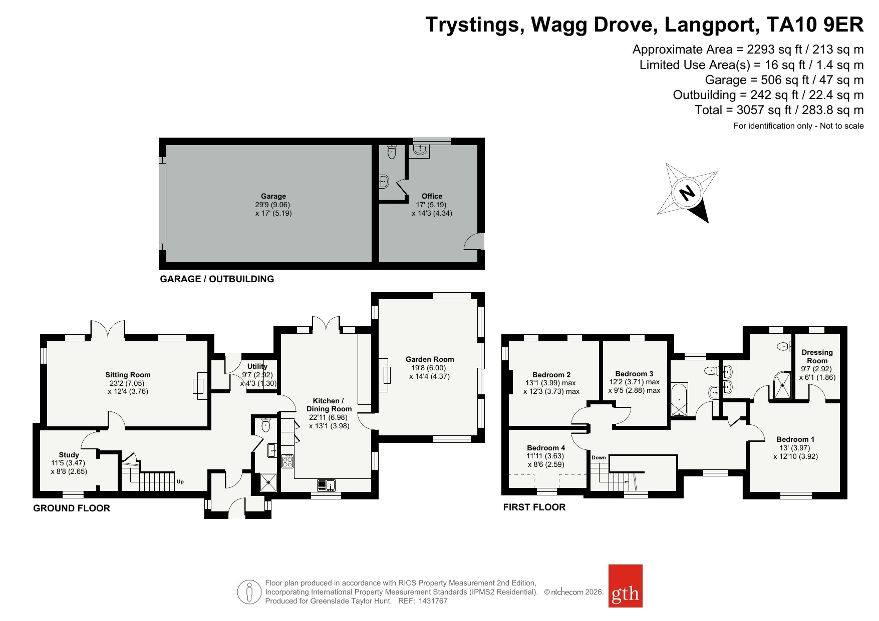 Trystings,, Wagg Drove, Somerset floorplan