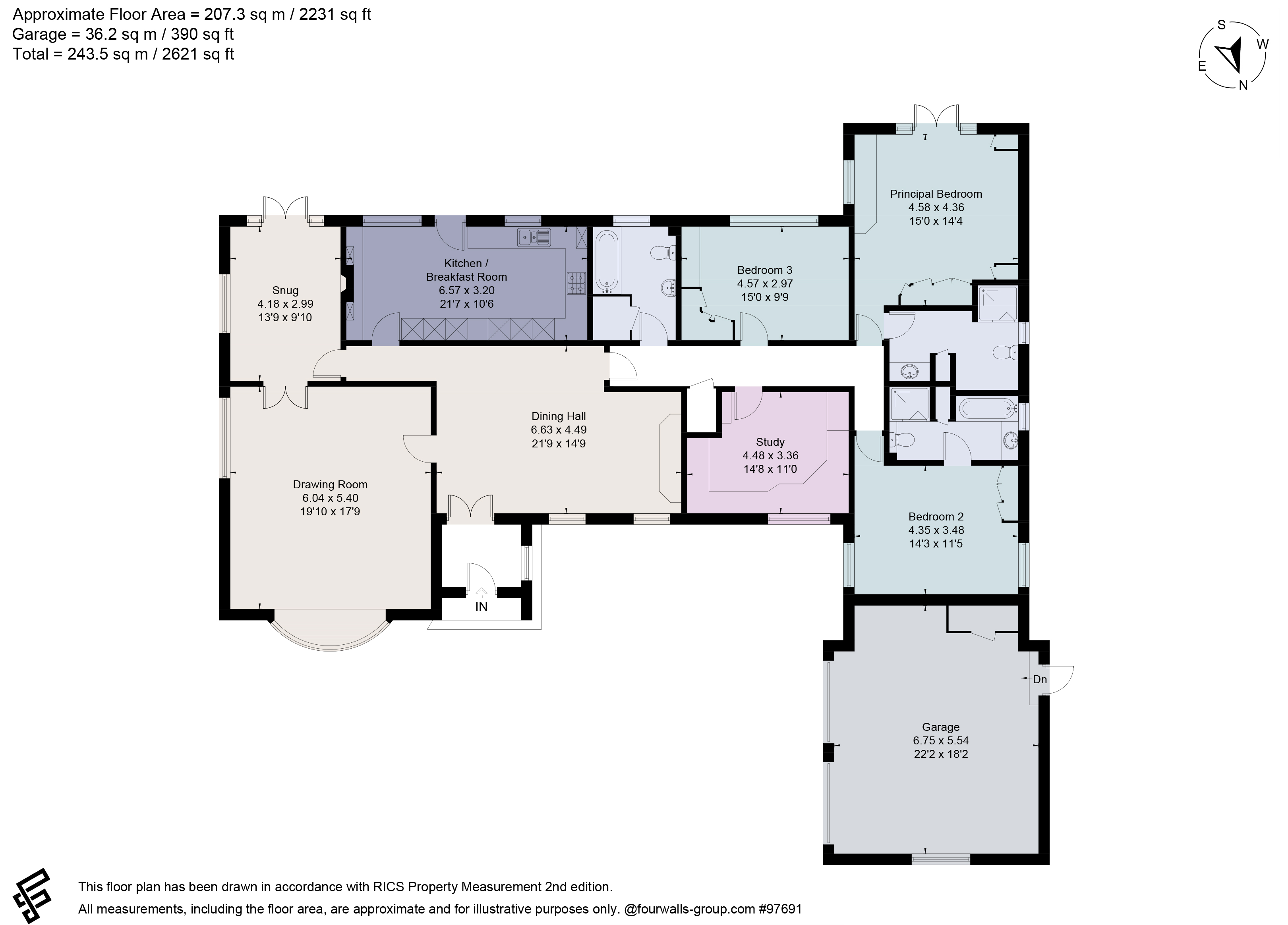 4, Priory Close, Ascot floorplan