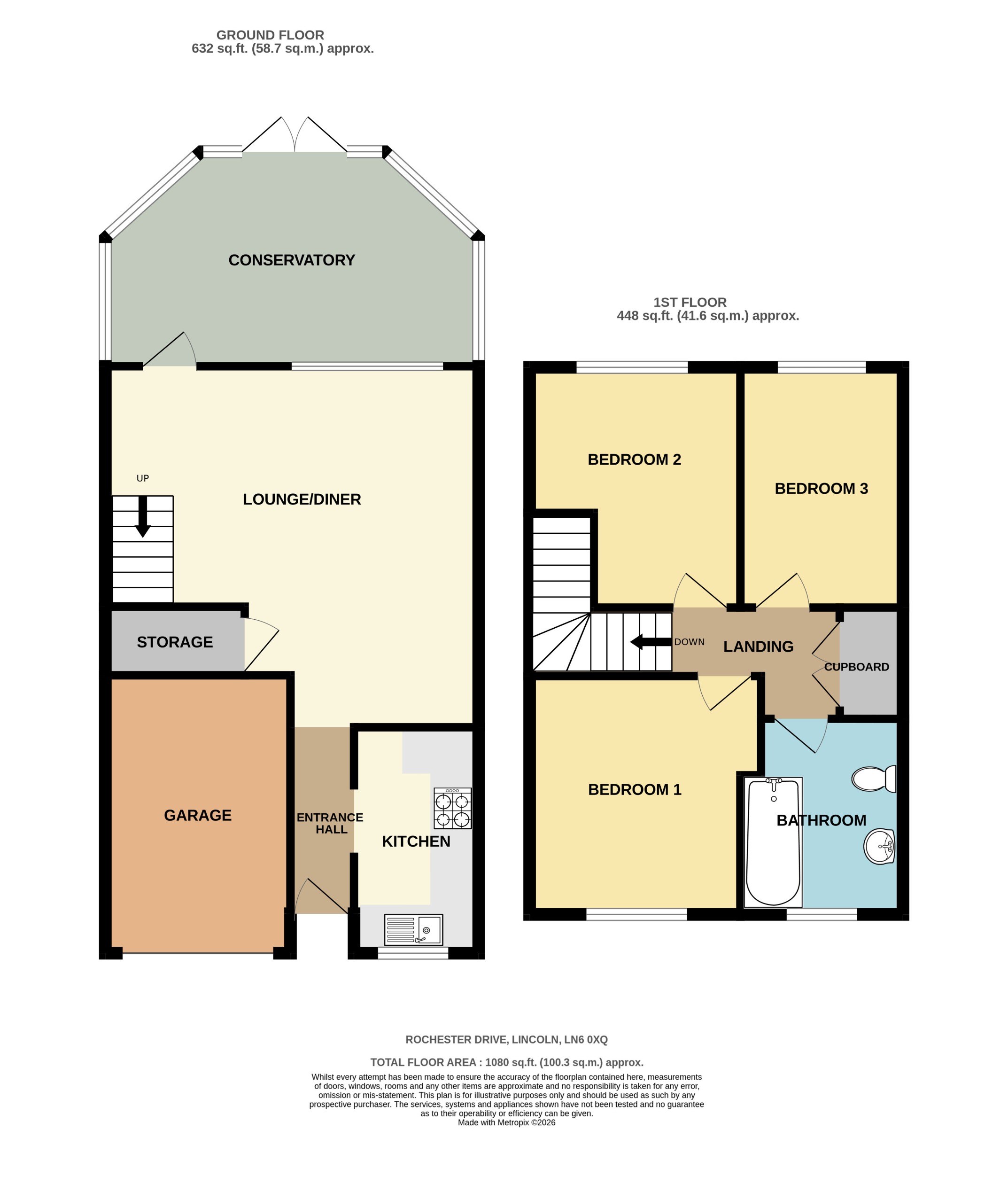 6, Rochester Drive, Lincoln floorplan