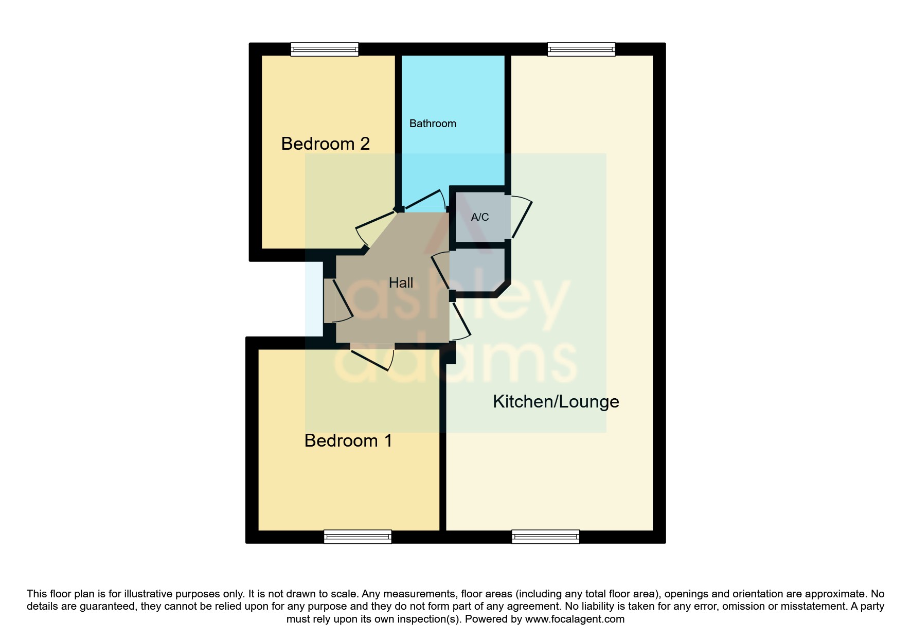 Apartment 16, Vicarage Place, 55, Ashbourne Road, Derby floorplan