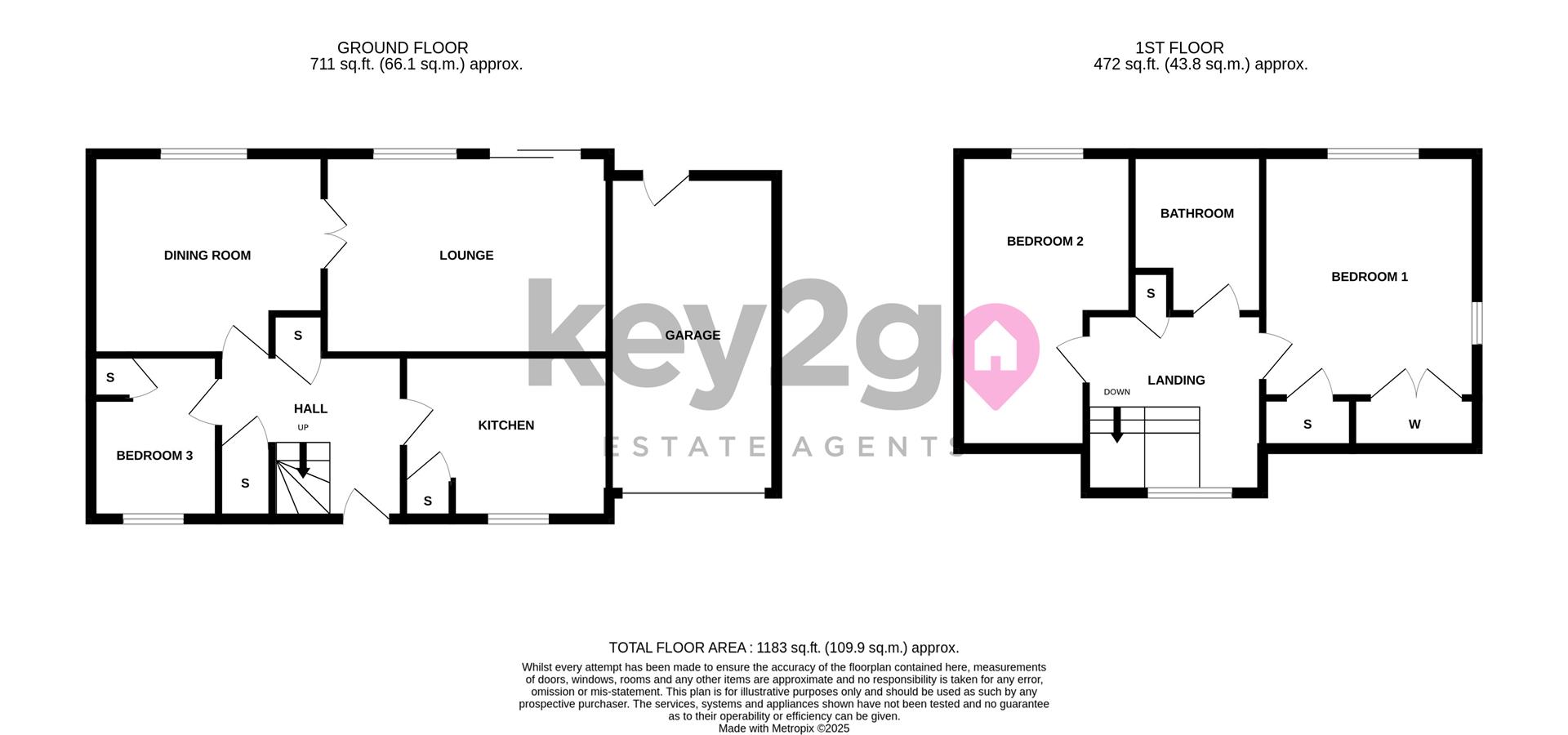76, Rowan Tree Road, Sheffield floorplan