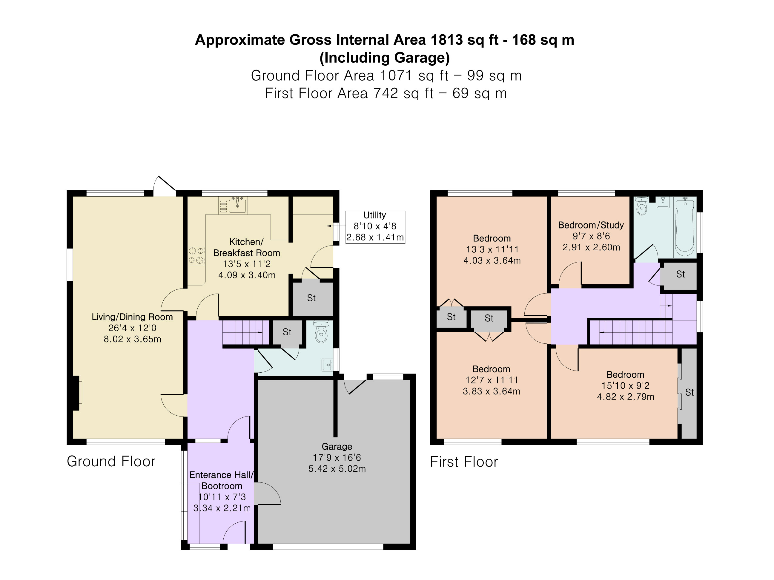 23, Love Lane, Petersfield floorplan