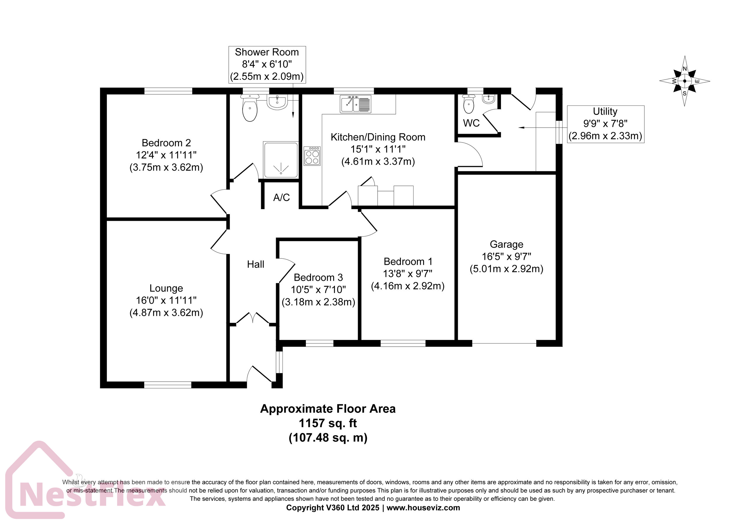 33 The Tilney, Spalding floorplan