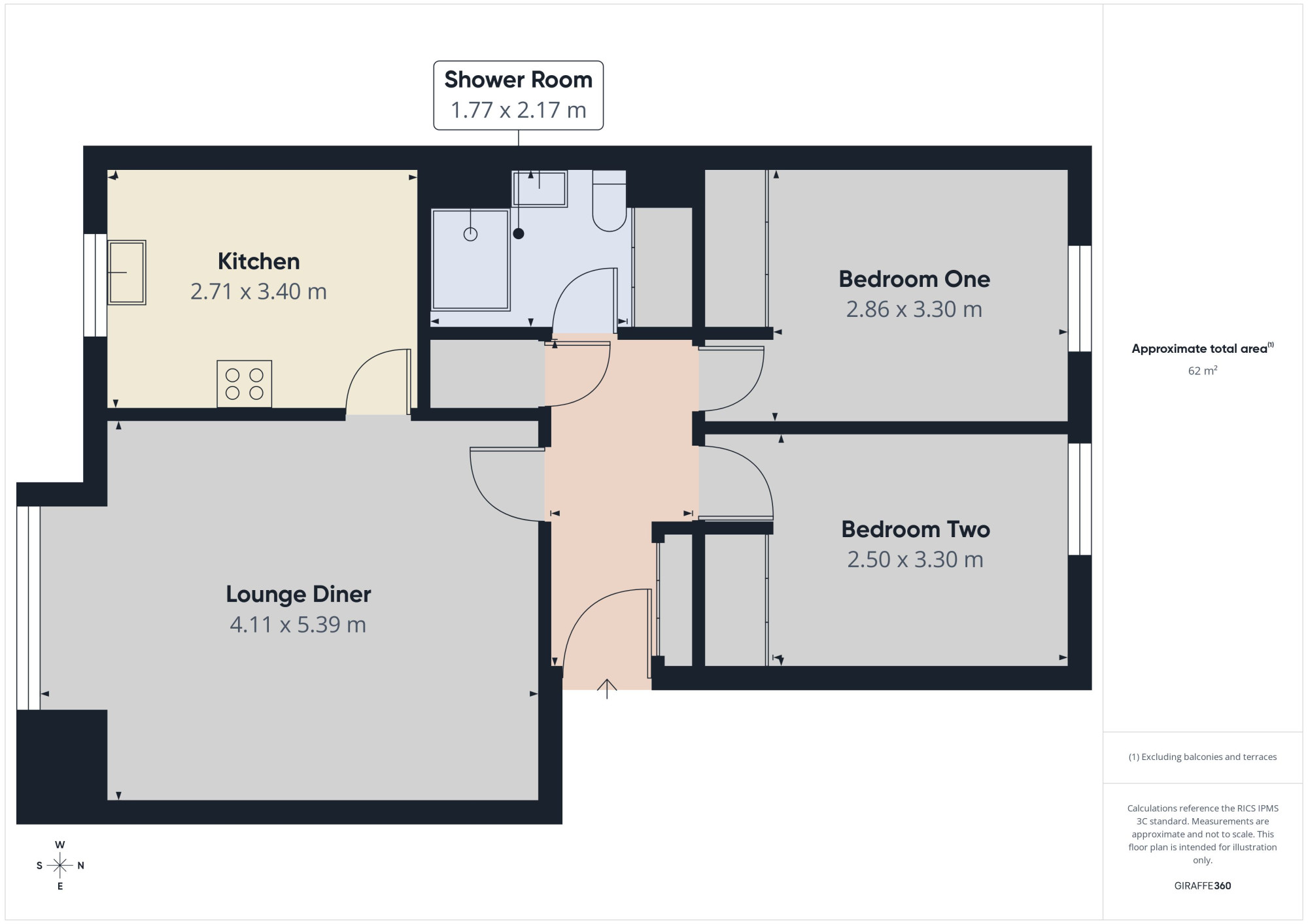 Flat 4, Swallow Apartments, Dundee floorplan