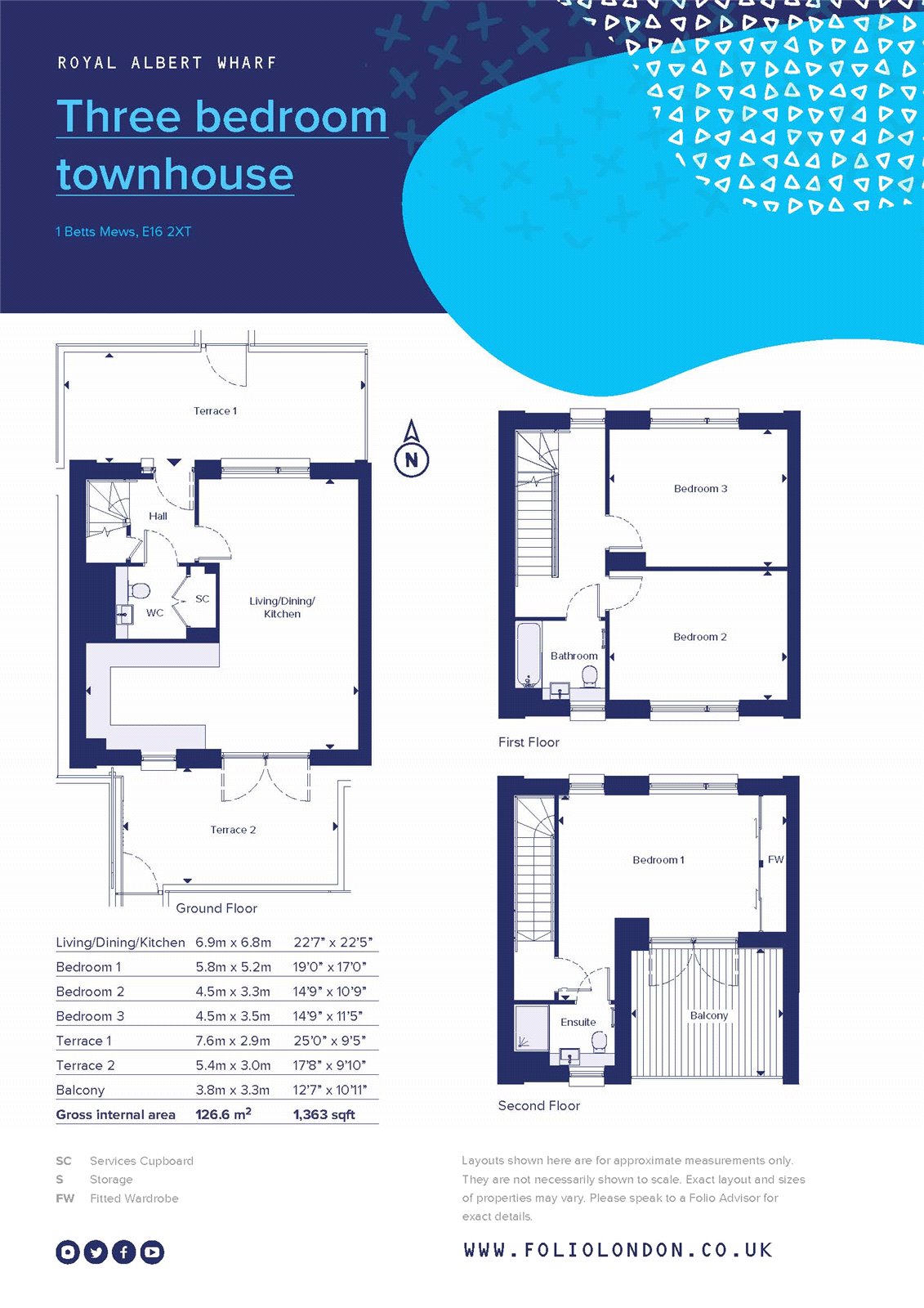2 Betts Mews, London floorplan