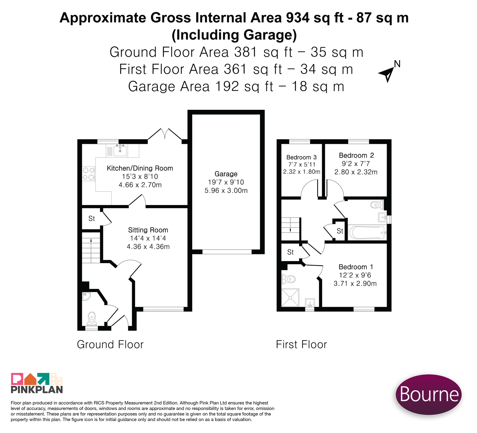 96, Garstons Way, Alton floorplan