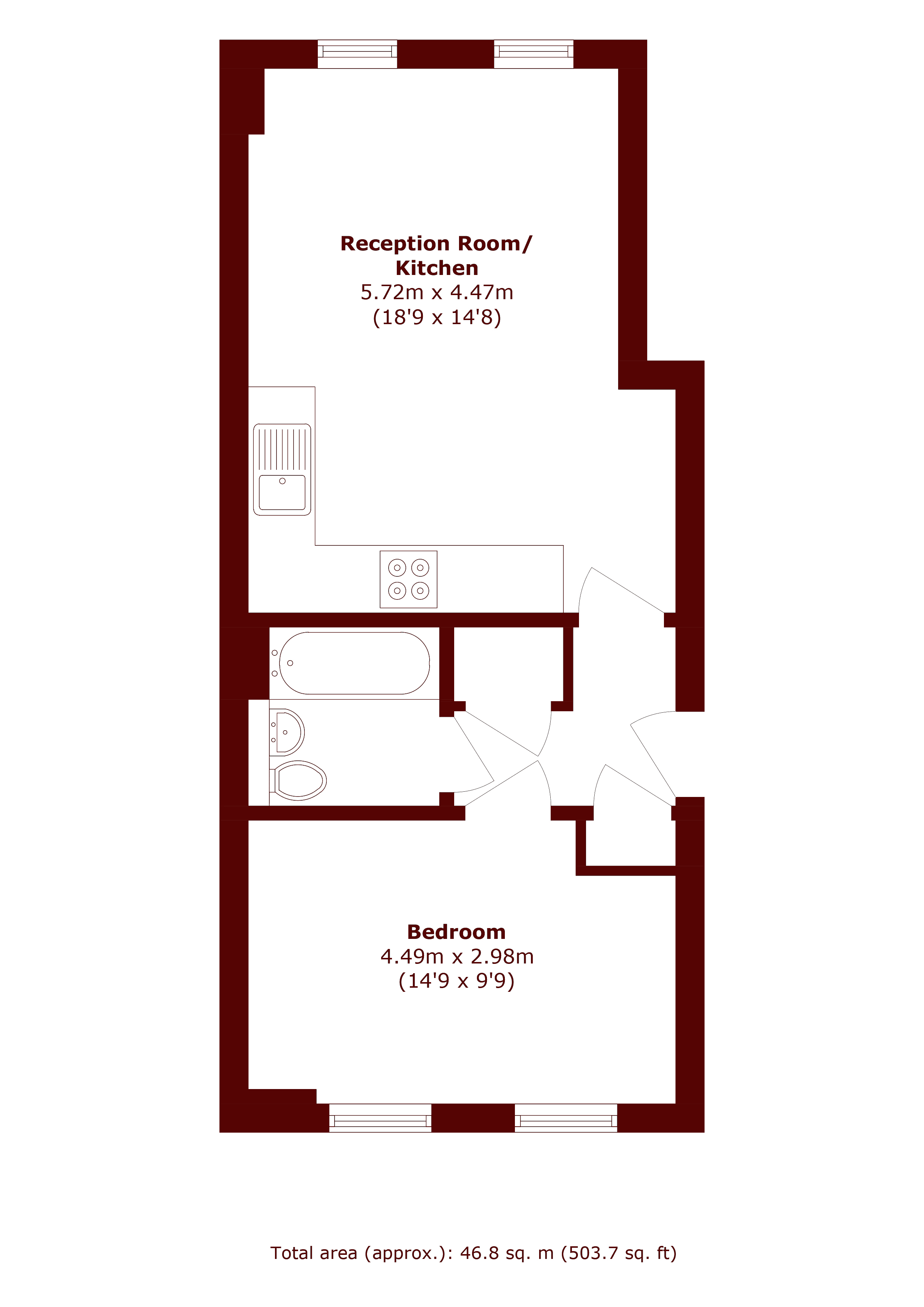 Flat 27, 2, Maud Chadburn Place, London floorplan