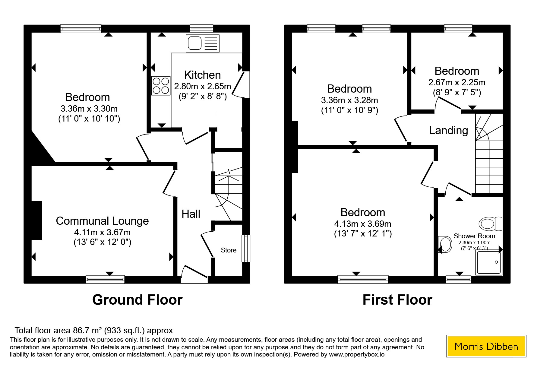 22, Woodcote Road, Southampton floorplan