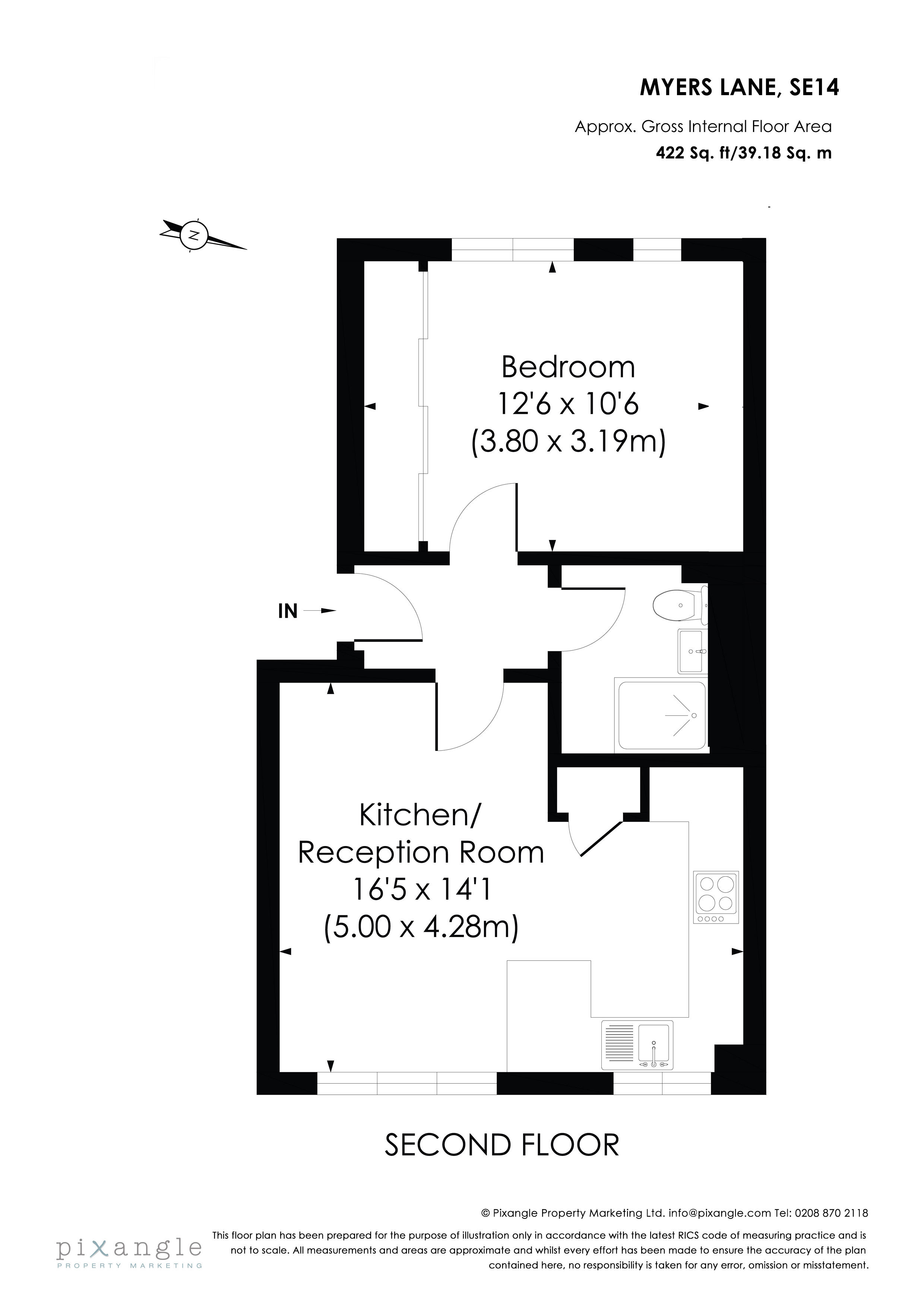 1 Bedrooms Flat to rent in Jemotts Court, New Cross SE14