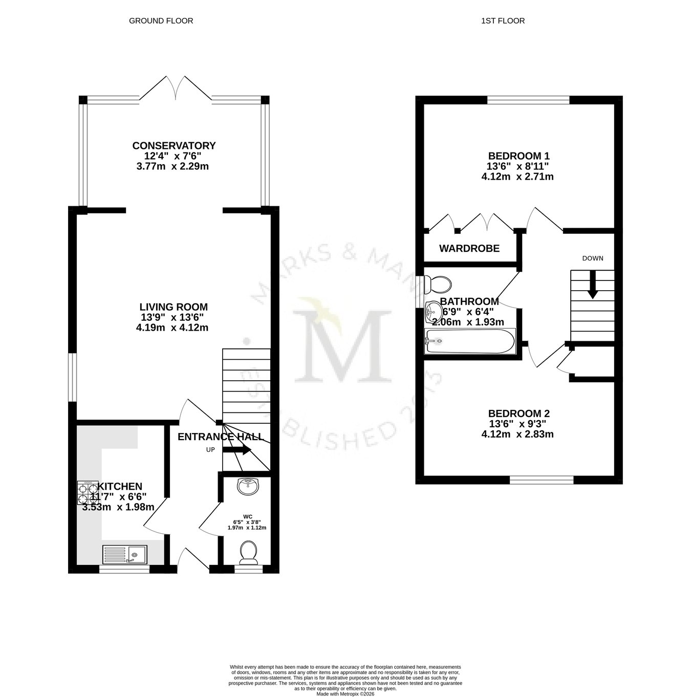 2, Brambling Close, Stowmarket floorplan
