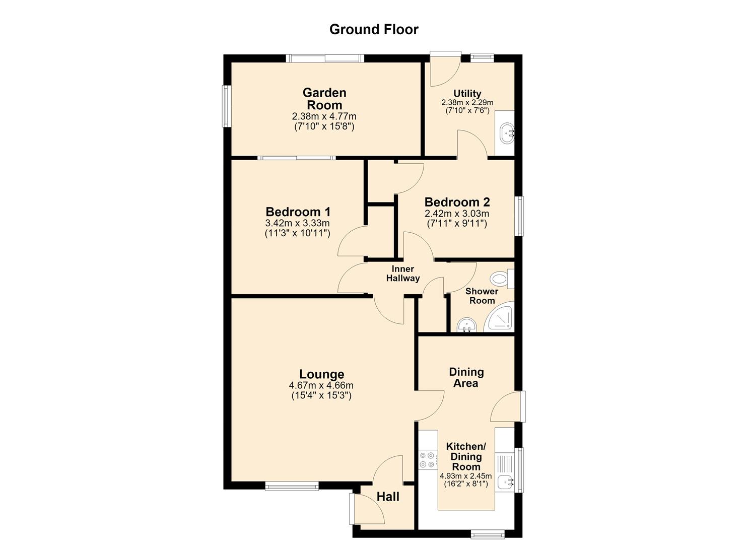 68, Inmans Road, Hull floorplan