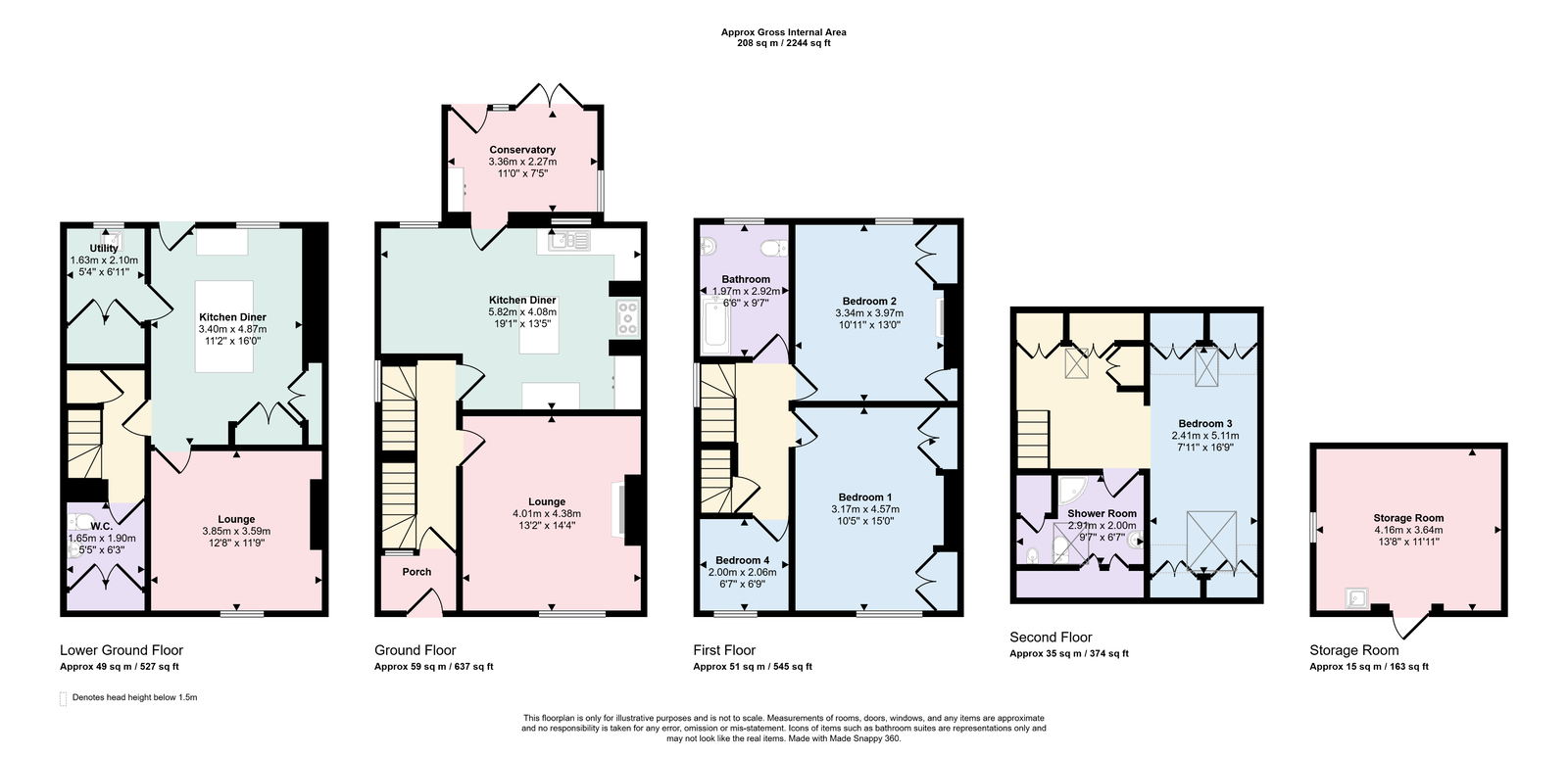 53, Eden Street, Wigton floorplan
