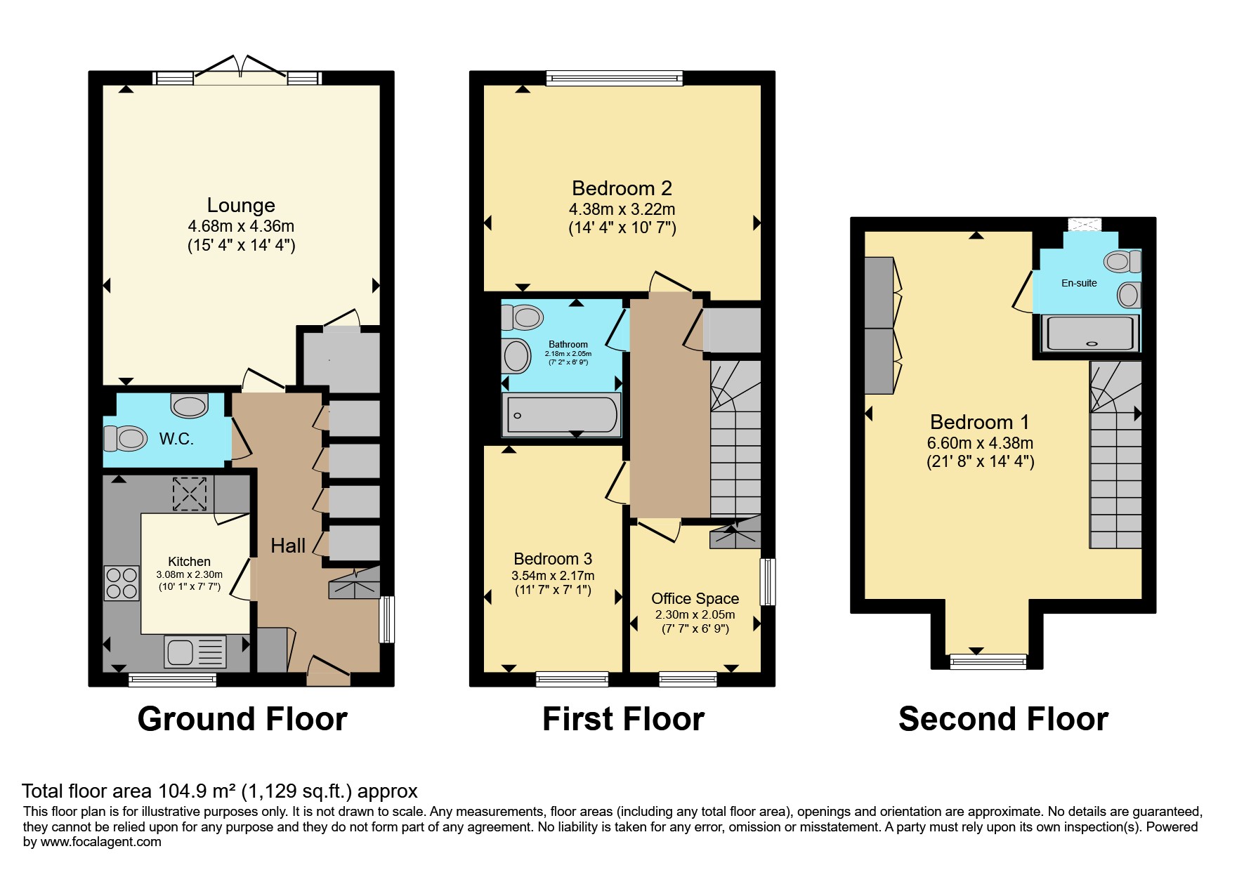 67, Carmelite Road, Aylesford floorplan