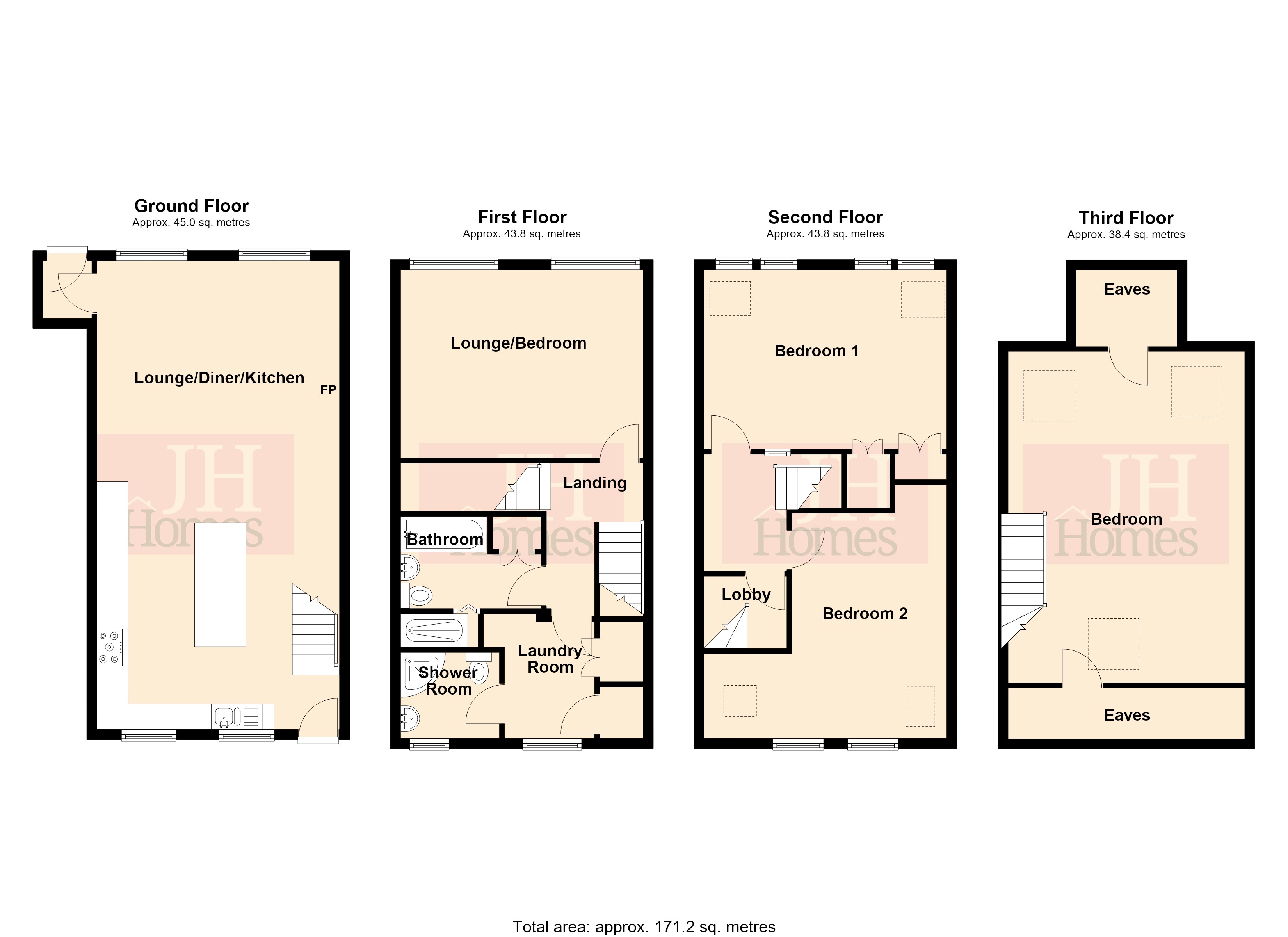 3, Trinity Hall, Ulverston floorplan