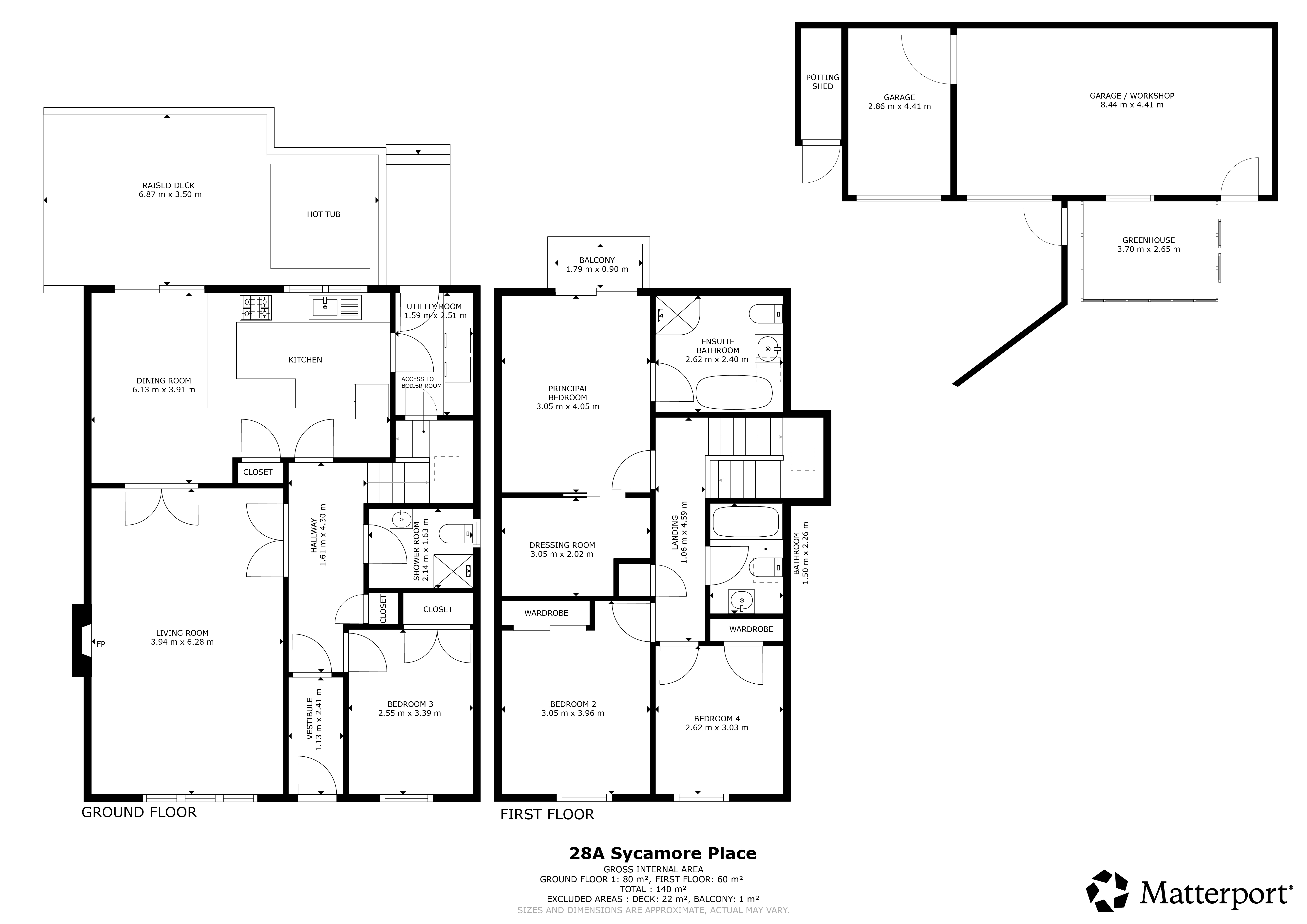 28A Sycamore Place, Aberdeen floorplan