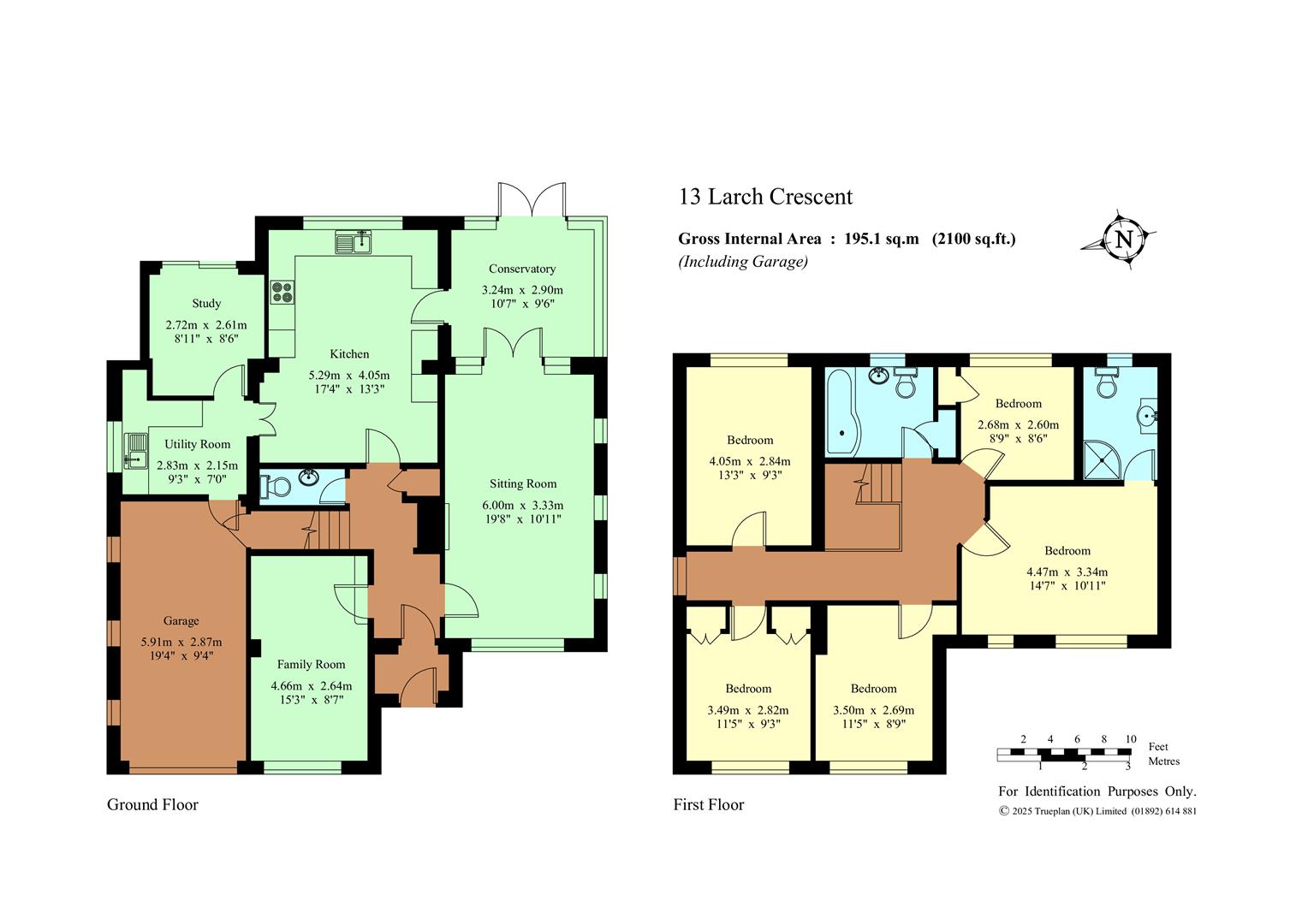 13, Larch Crescent, Tonbridge floorplan