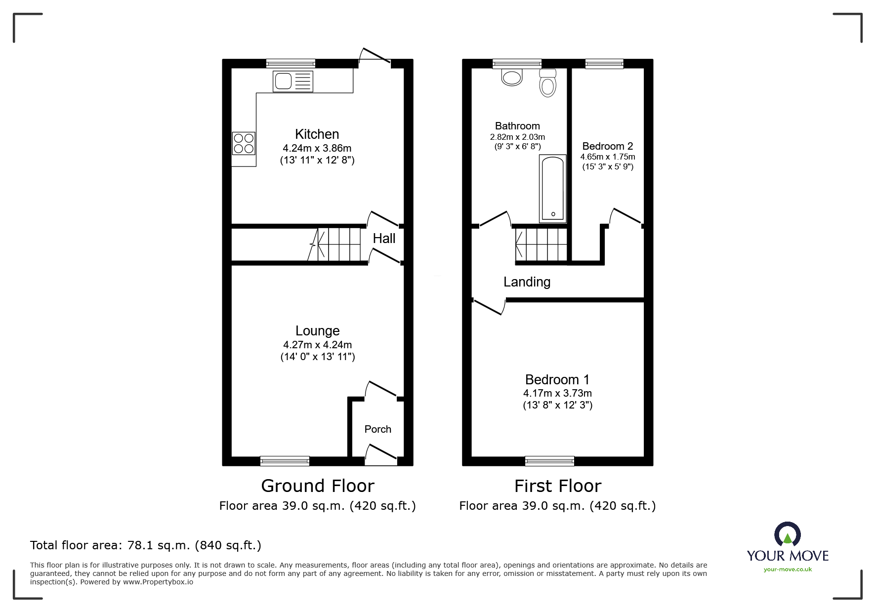 9, Stansfield Street, Lancashire floorplan