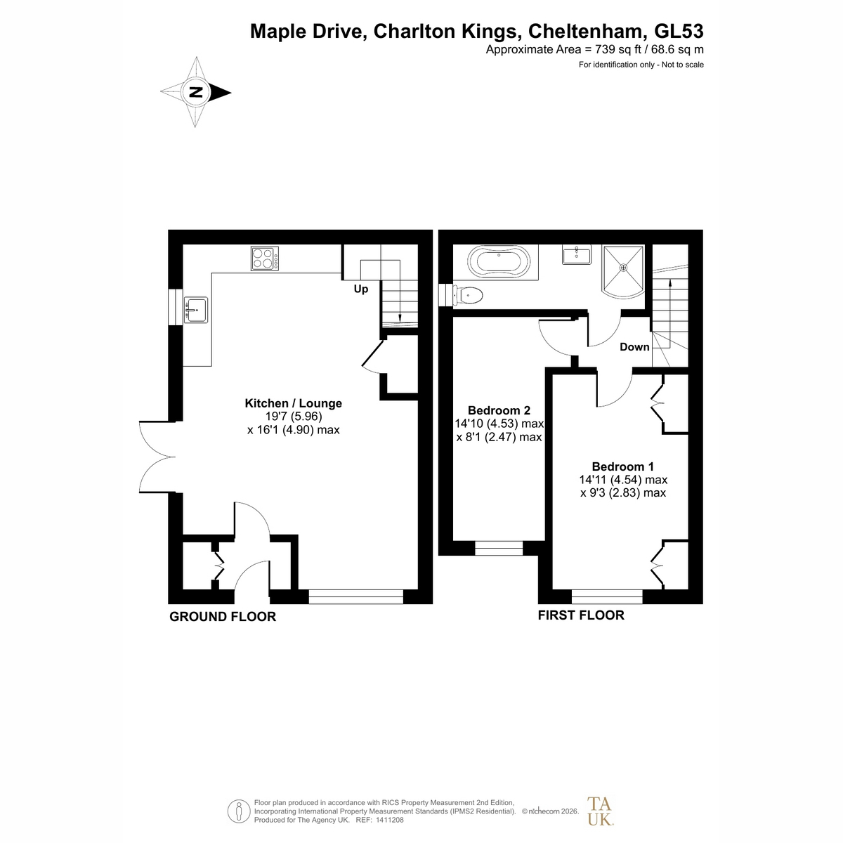 1, Maple Drive, Cheltenham floorplan