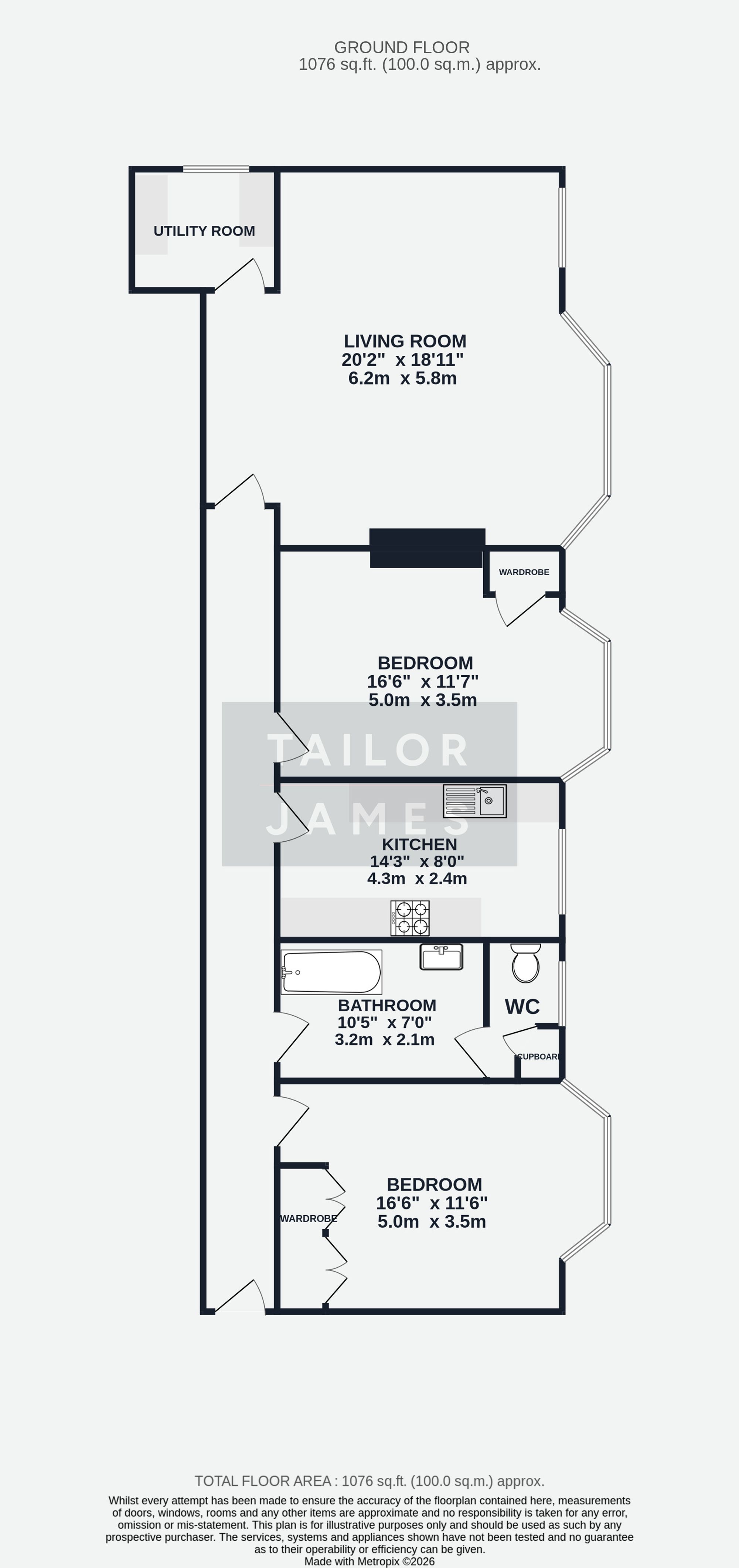 44 Gwydyr Mansions Holland Road, Hove floorplan