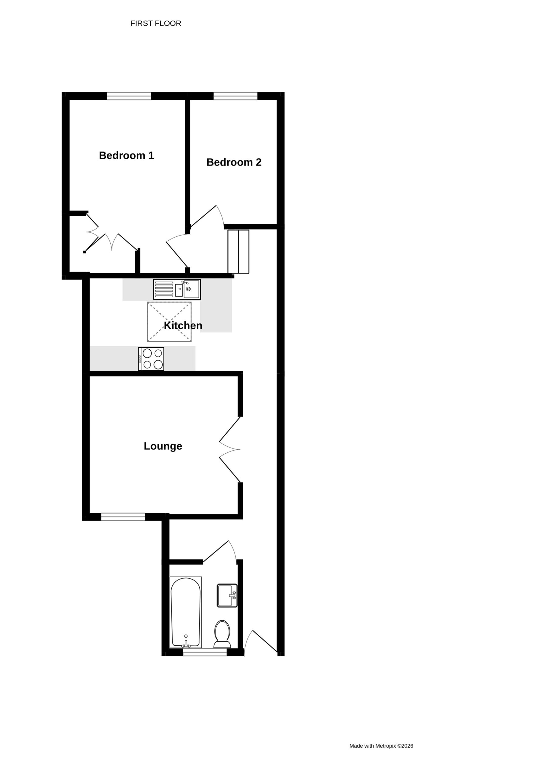 Flat 3, Maitland, Vale Road, St Sampson's floorplan