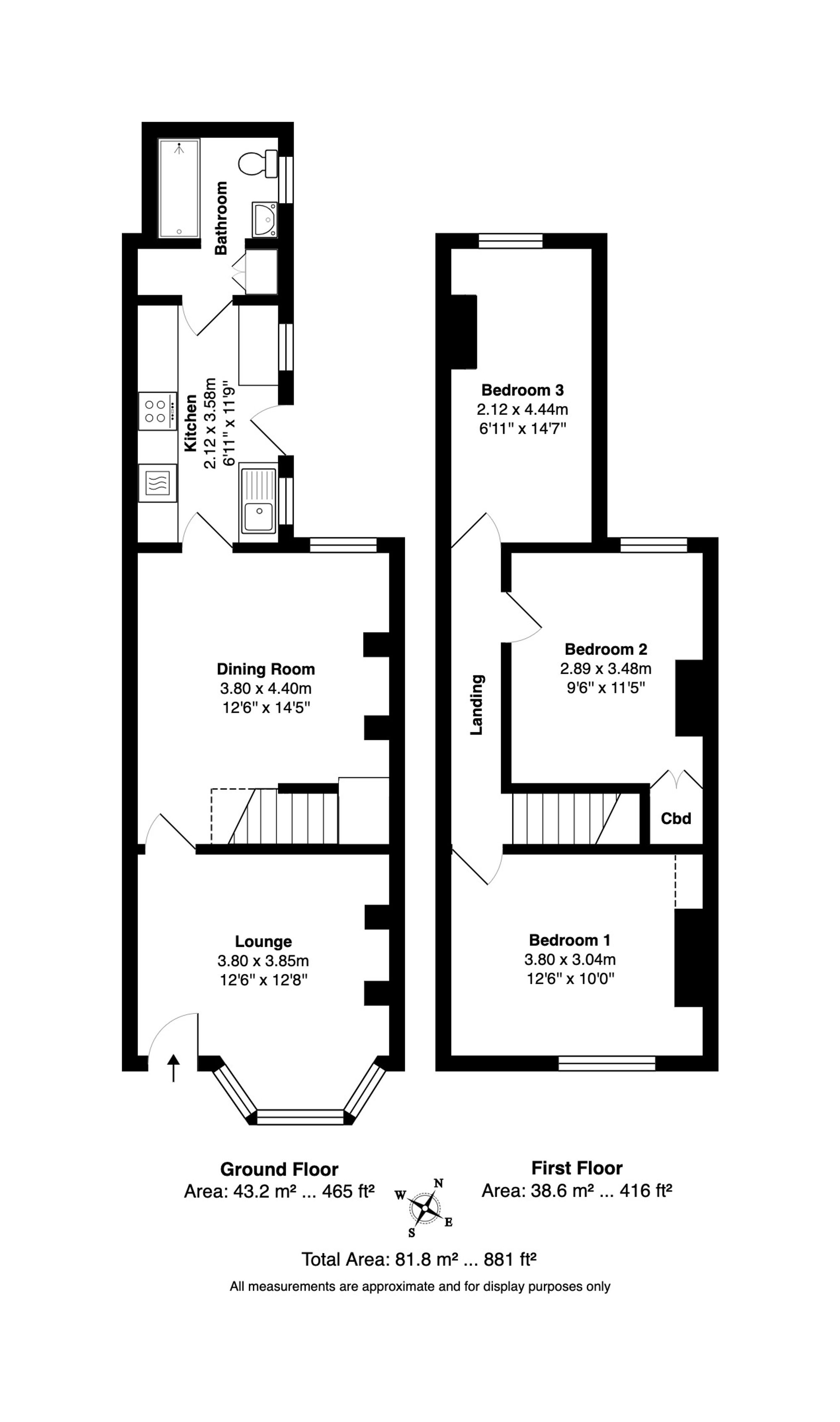 21 Albert Road, Harrogate floorplan