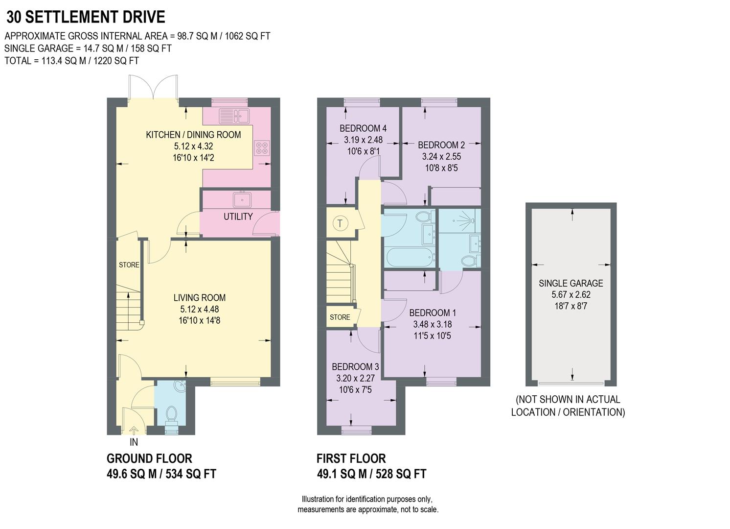 Plot 37 - The Calder, 30, Settlement Drive, Chesterfield floorplan