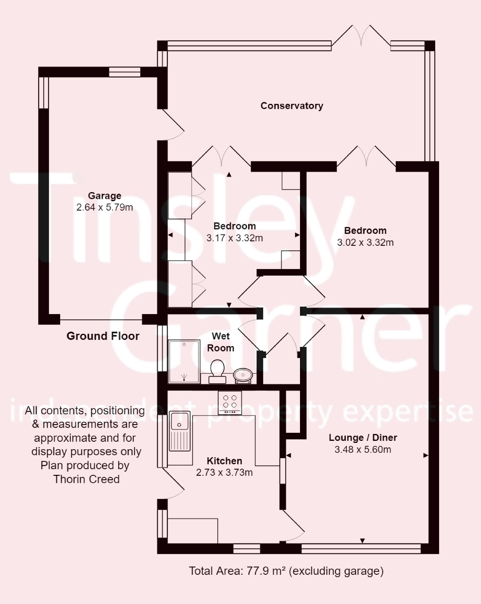 2 Bedrooms Detached bungalow for sale in Stuart Close North, Stone ST15