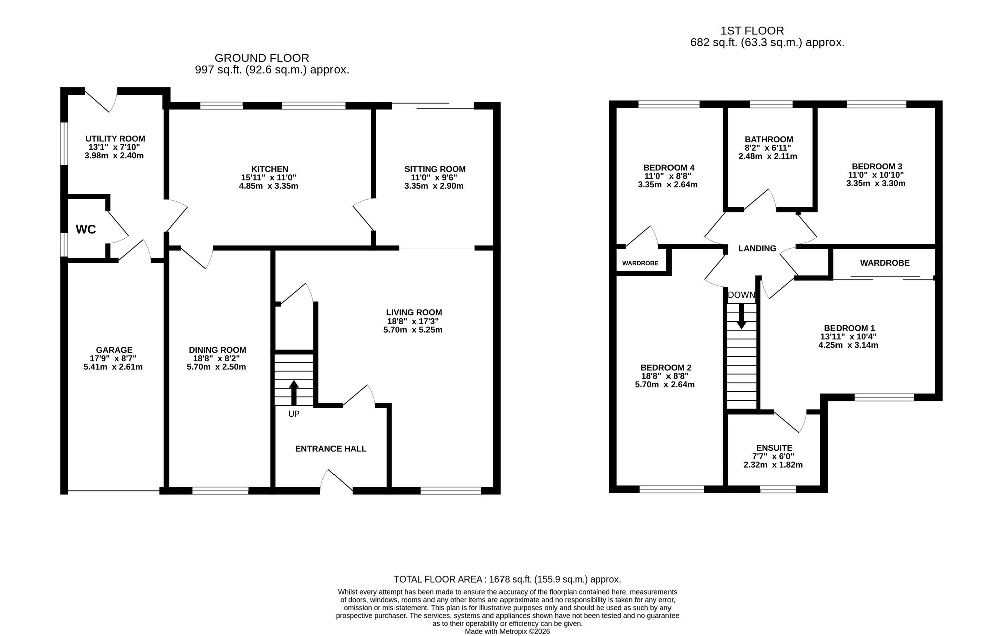 10, Napley Drive, Norton-In-Hales, TF9 floorplan