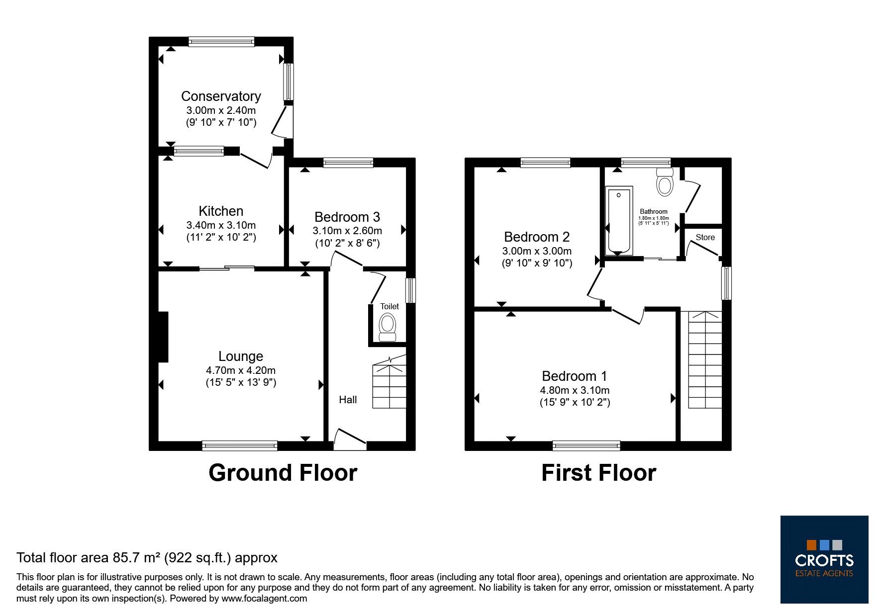 Mayflower Close, South Killingholme floorplan