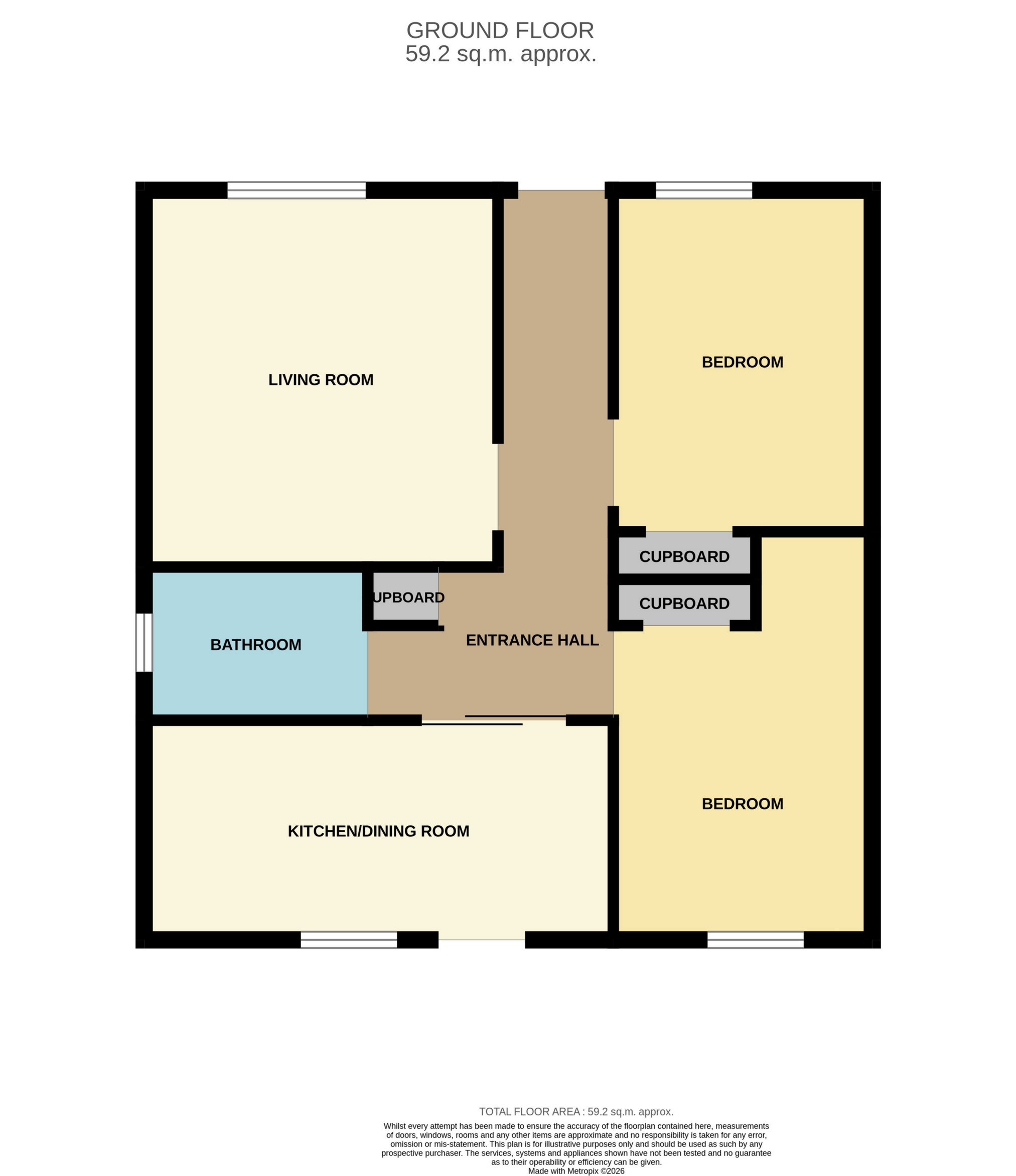 19, St Michaels Drive, Cupar floorplan