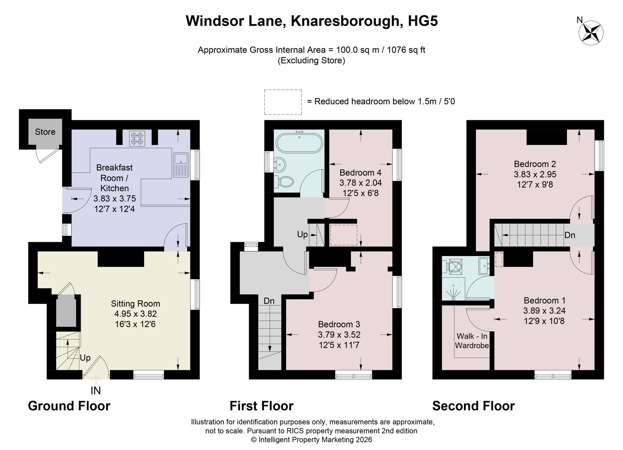45 Windsor Lane, Knaresborough floorplan