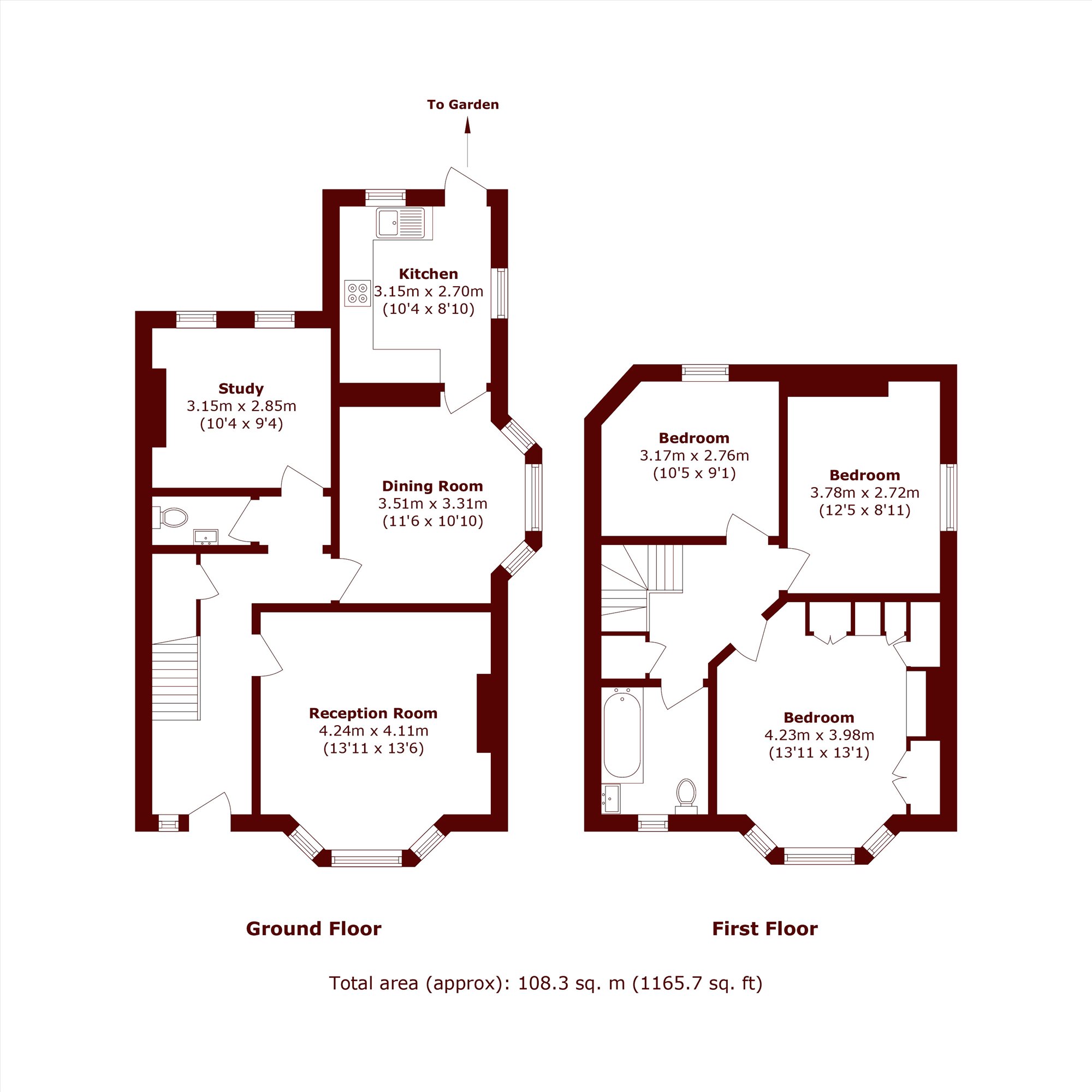 Derrick Gardens, London floorplan