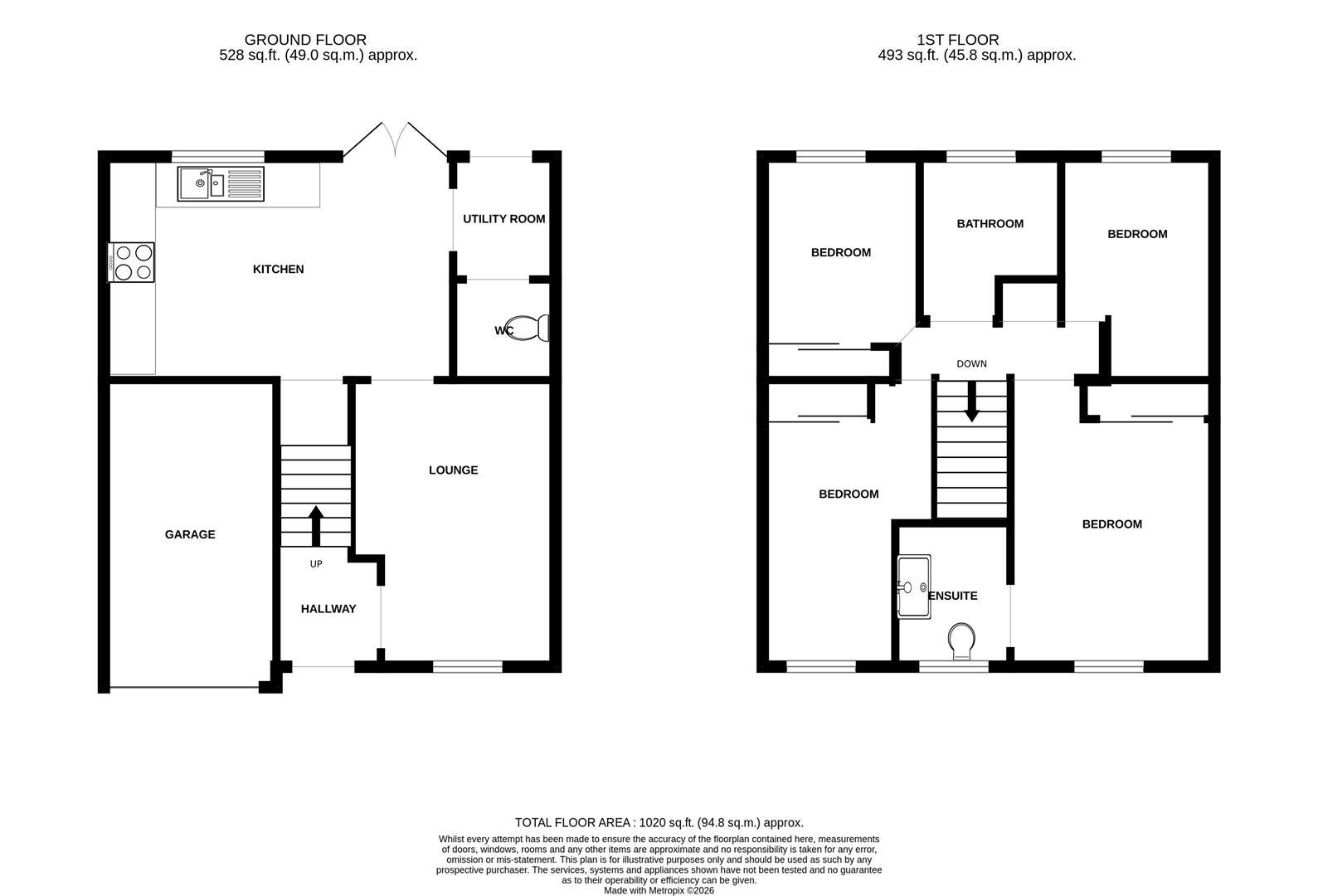 2, Bargane View, Greenock floorplan