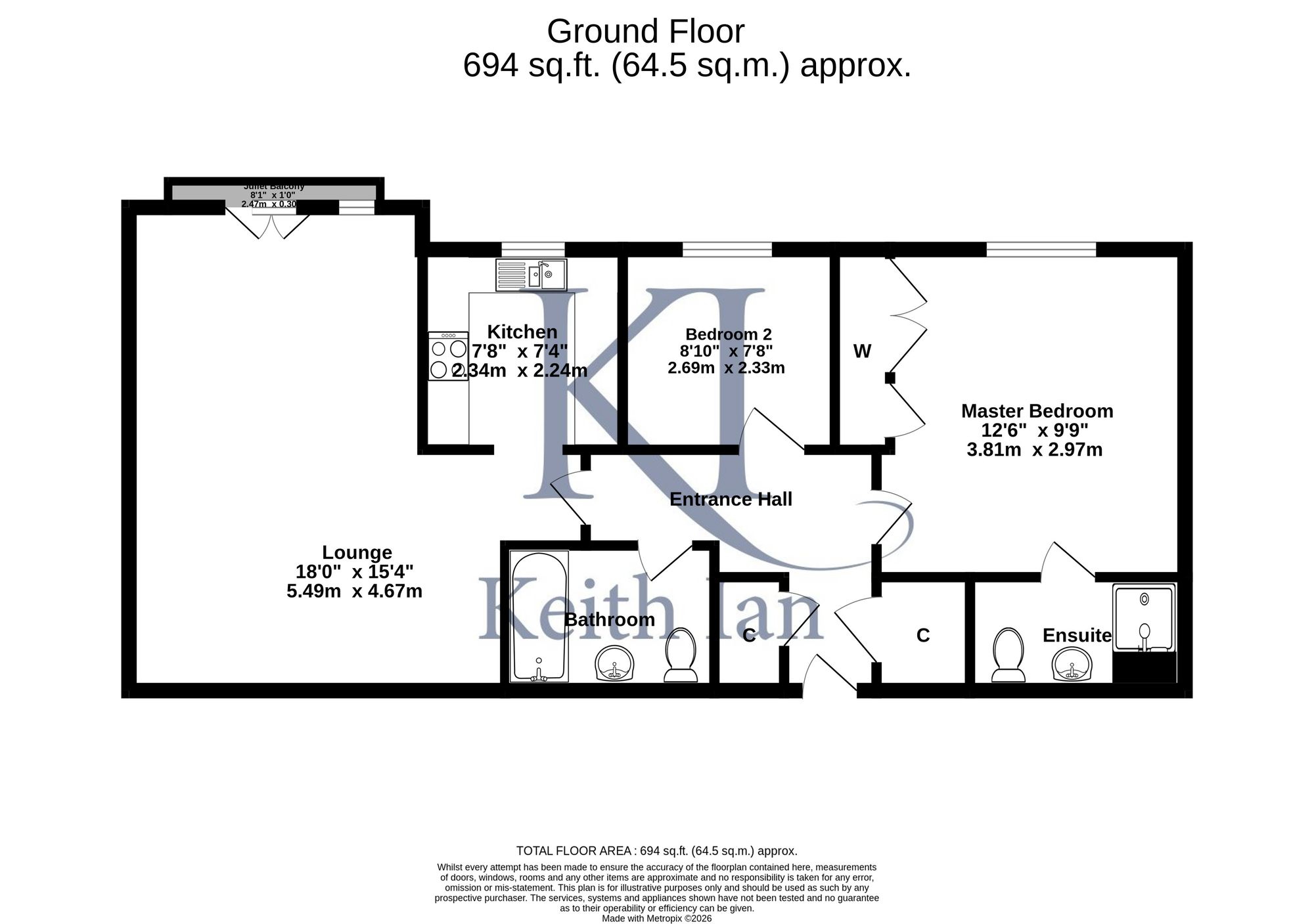 61 Winnipeg Way, Broxbourne floorplan