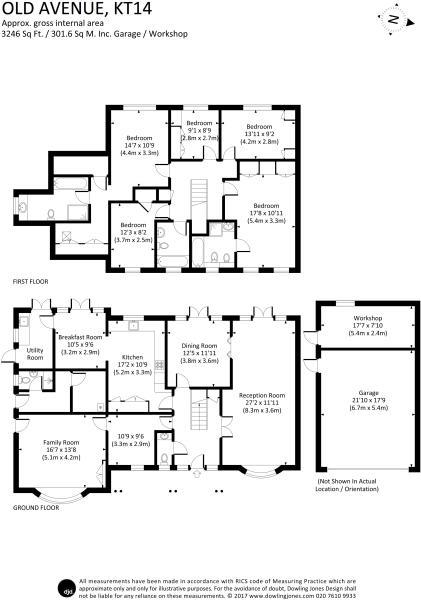 5 Bedrooms Detached house to rent in Old Avenue, West Byfleet, Surrey KT14