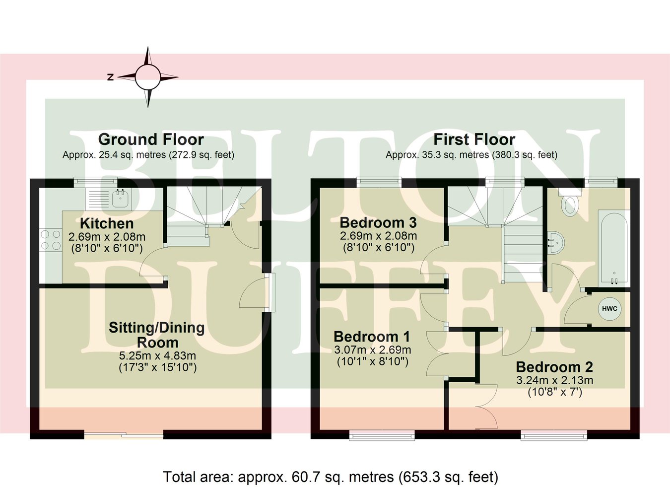 3 Oddfellows Court, Clubbs Lane, Wells-next-the-Sea floorplan