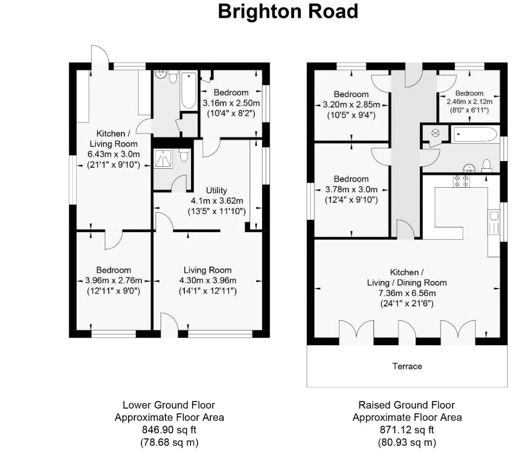 72, Brighton Road, West Sussex floorplan