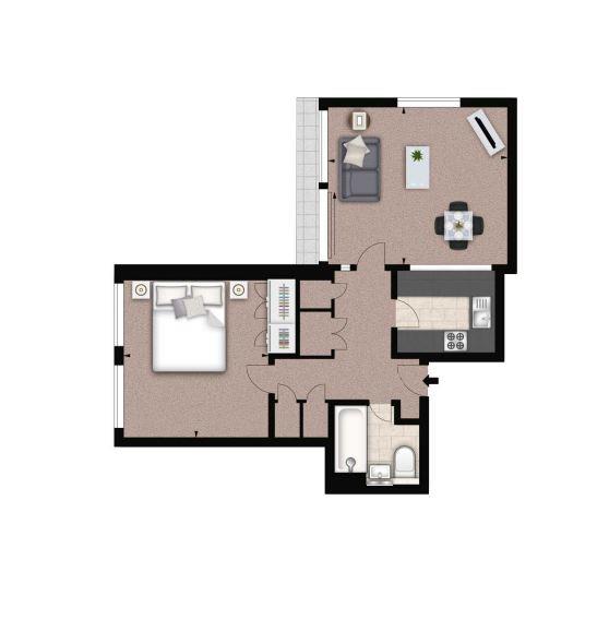 1 Bedrooms Flat to rent in Abbey Orchard Street, London SW1P