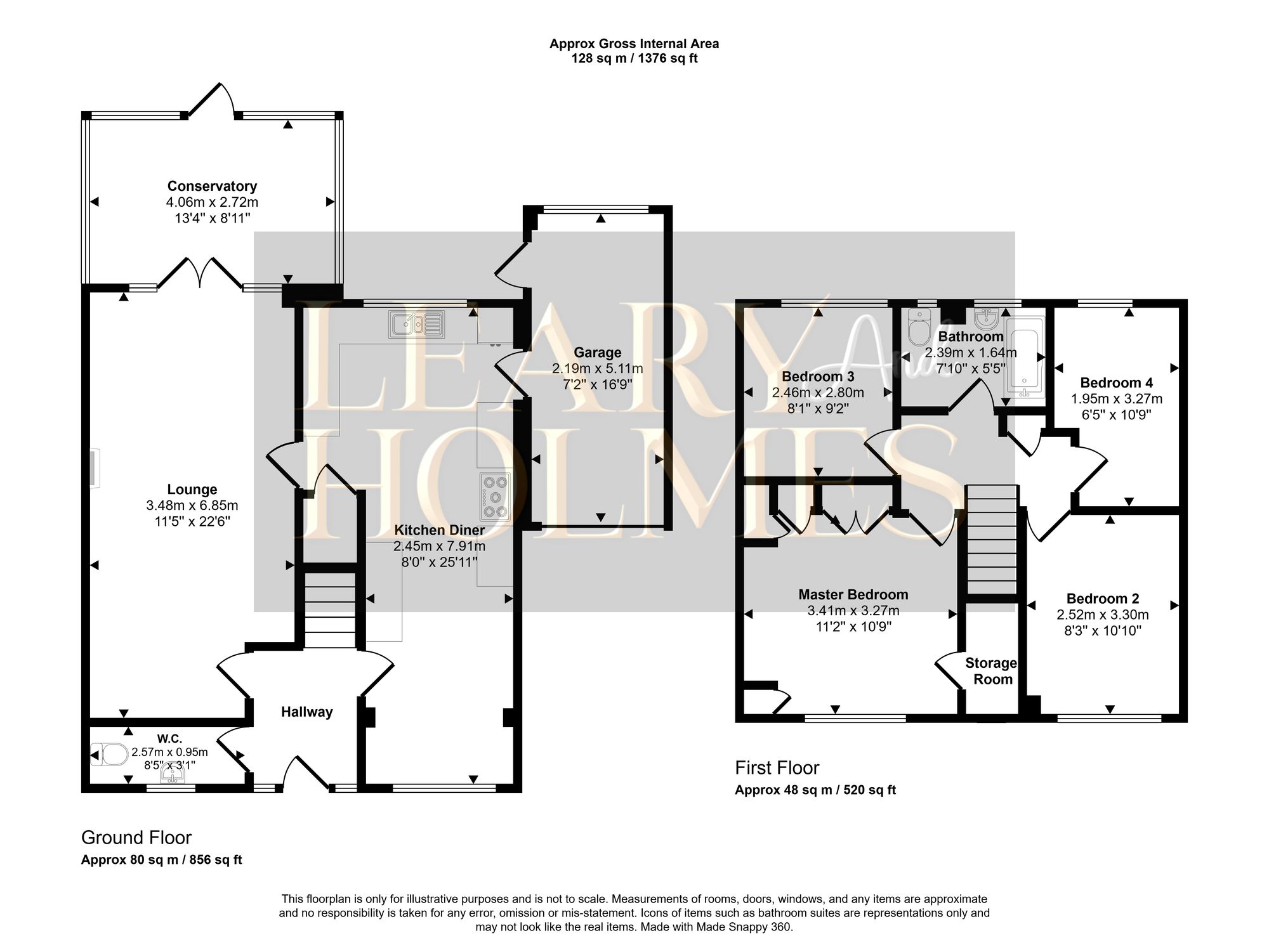 3a York Avenue, Jarrow floorplan